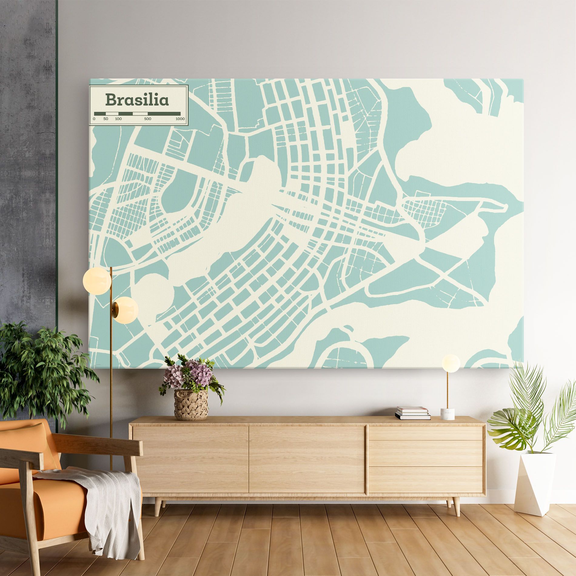 Brasilia Map mockup 9