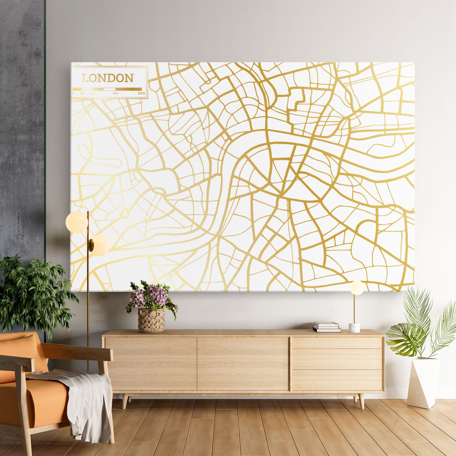 London Gold Map mockup 9
