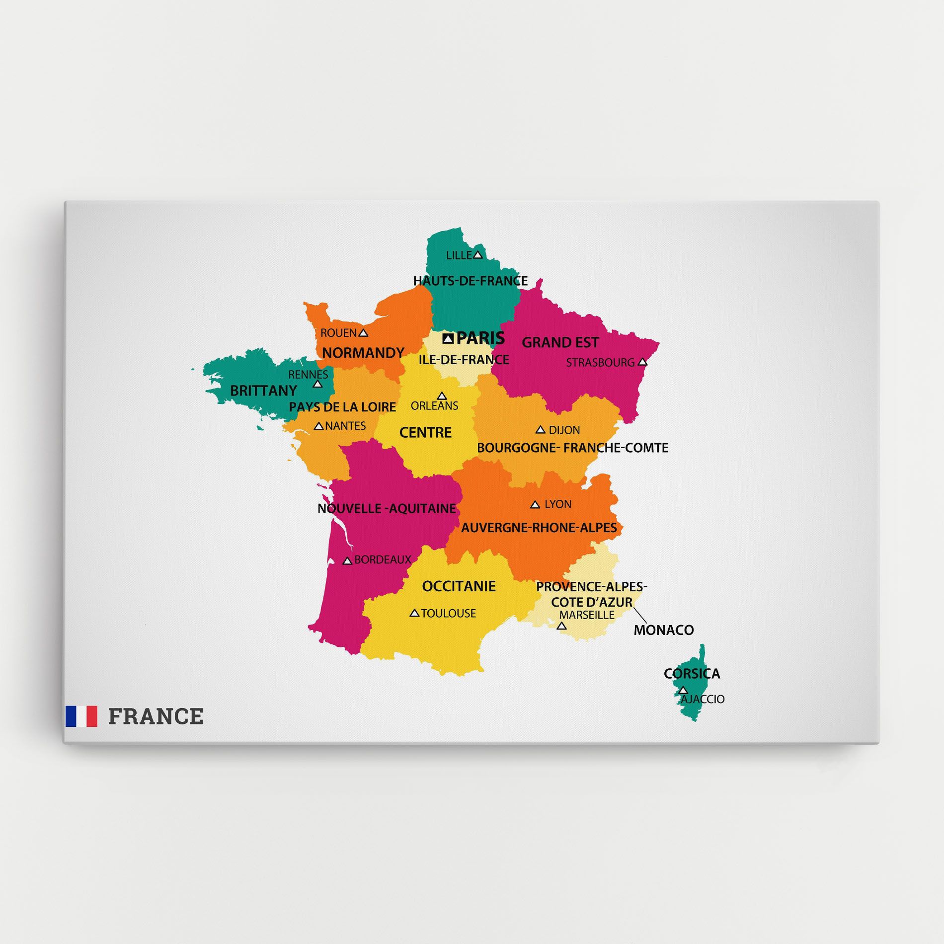 France Color Map mockup 0