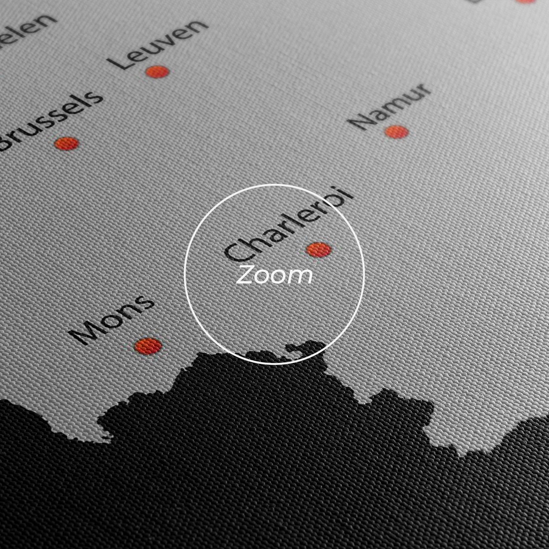Belgium Map mockup 3