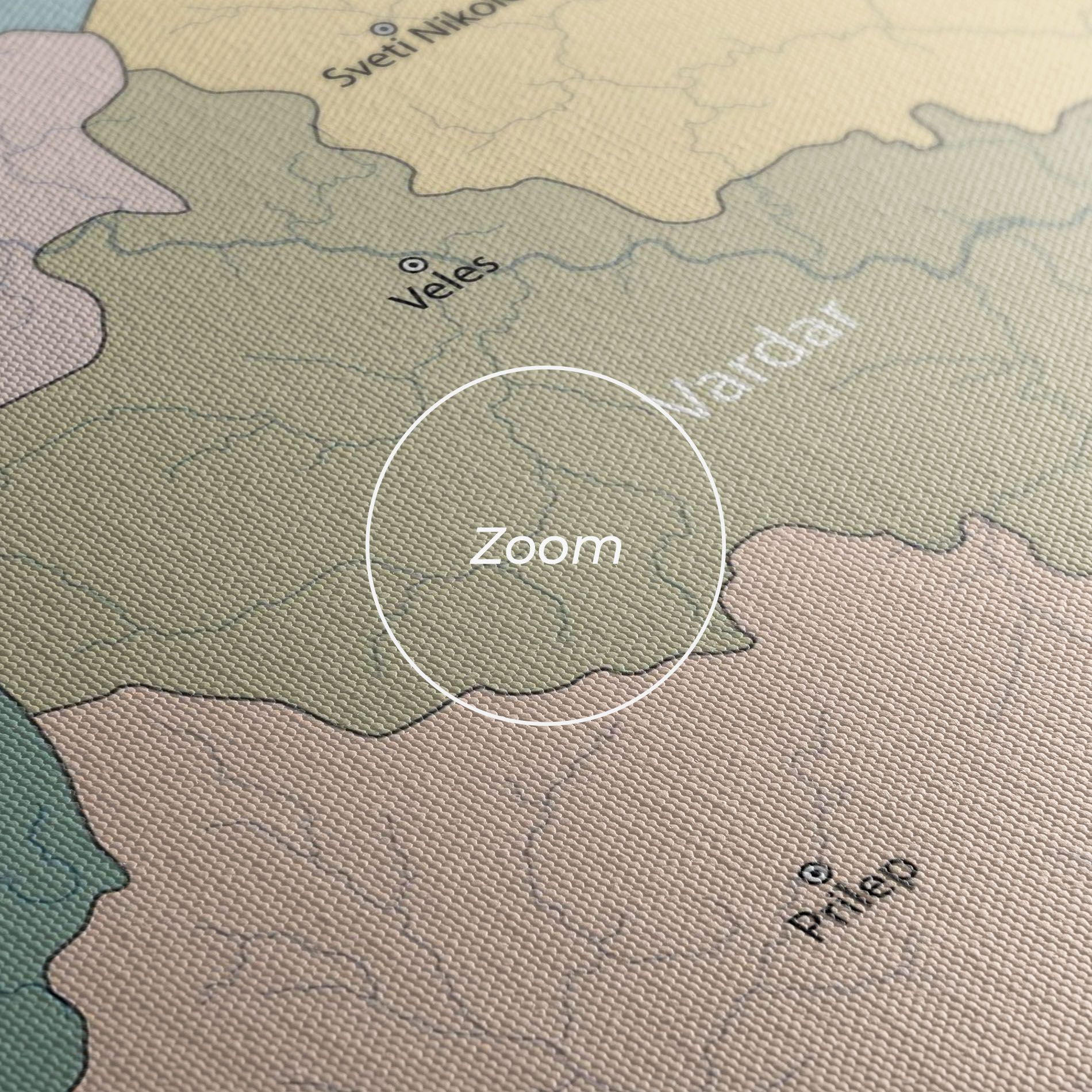 North Macedonia Map mockup 3