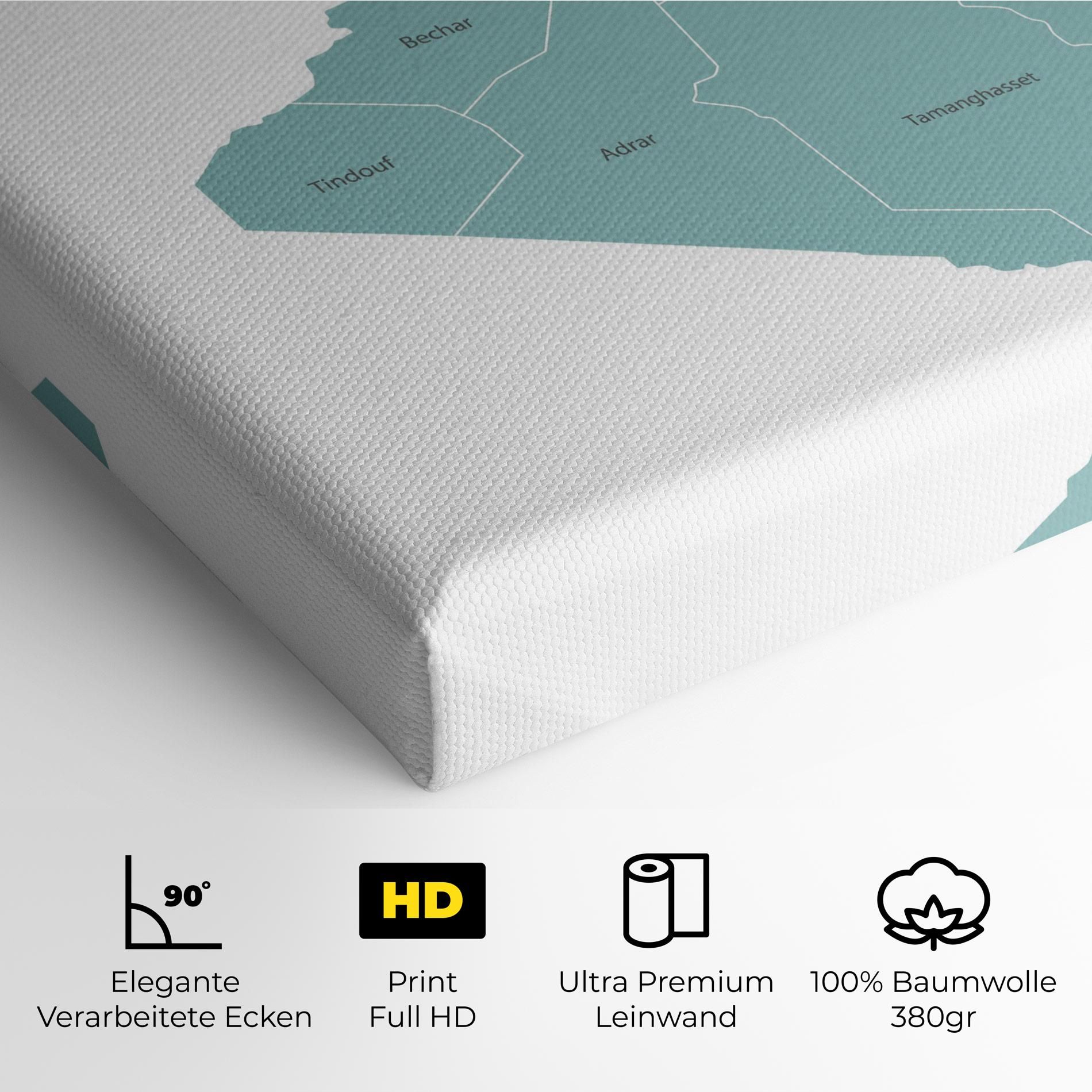 Algeria Map mockup 4