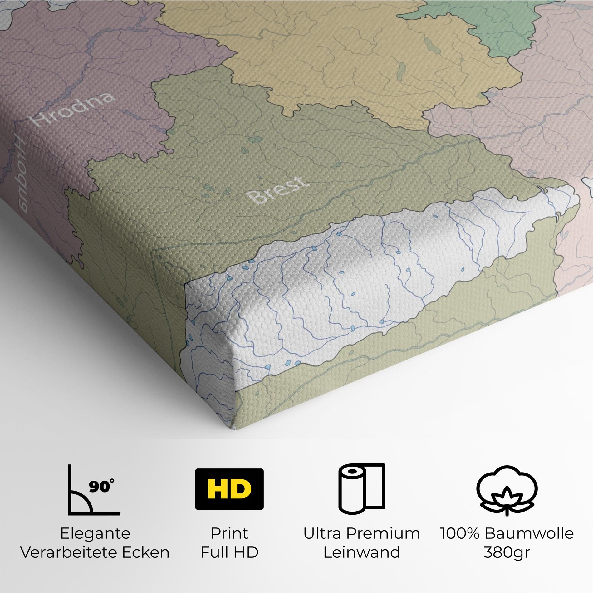 Belarus Map mockup 4