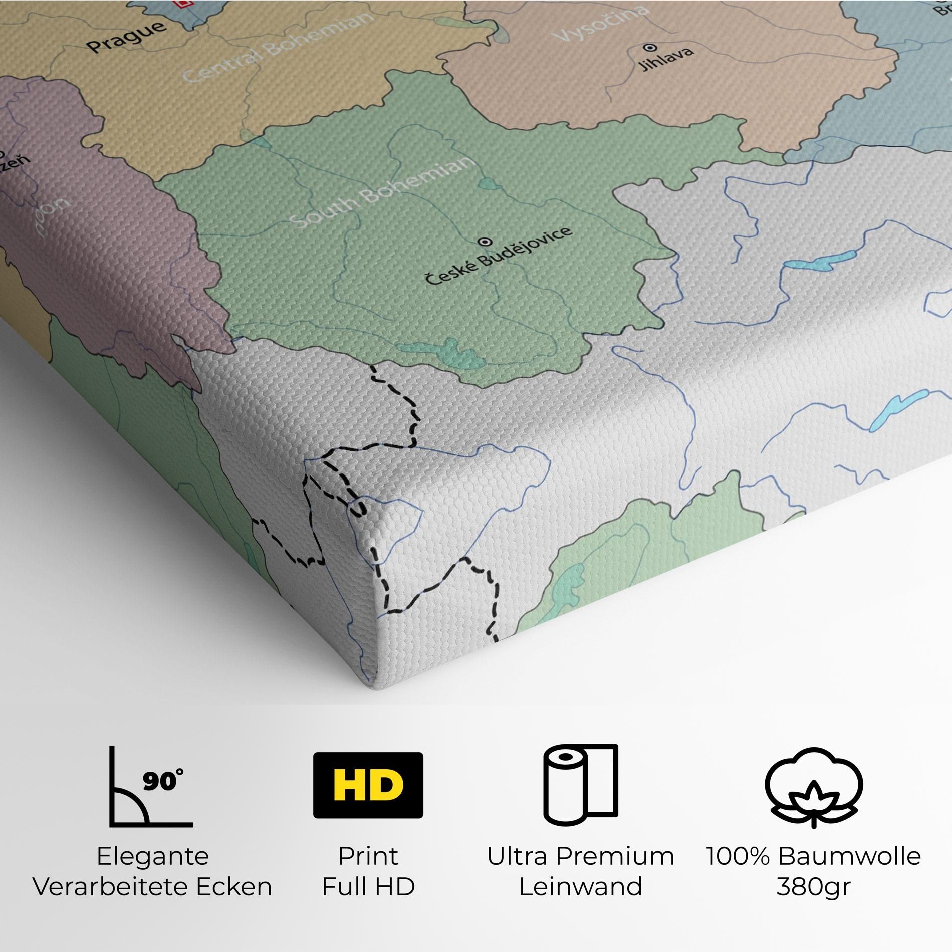 Czech Republic Map mockup 4