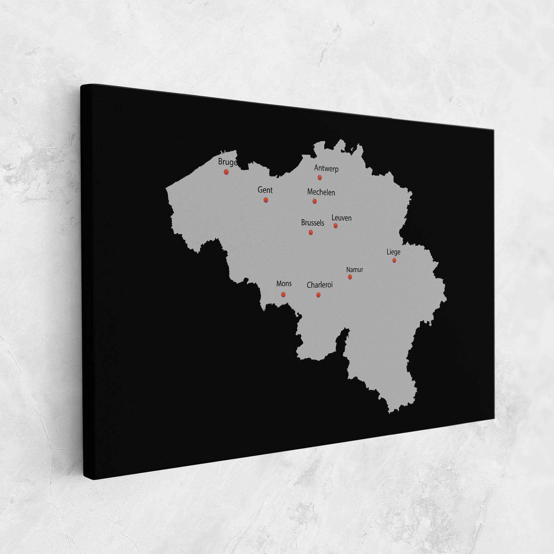 Belgium Map mockup 1