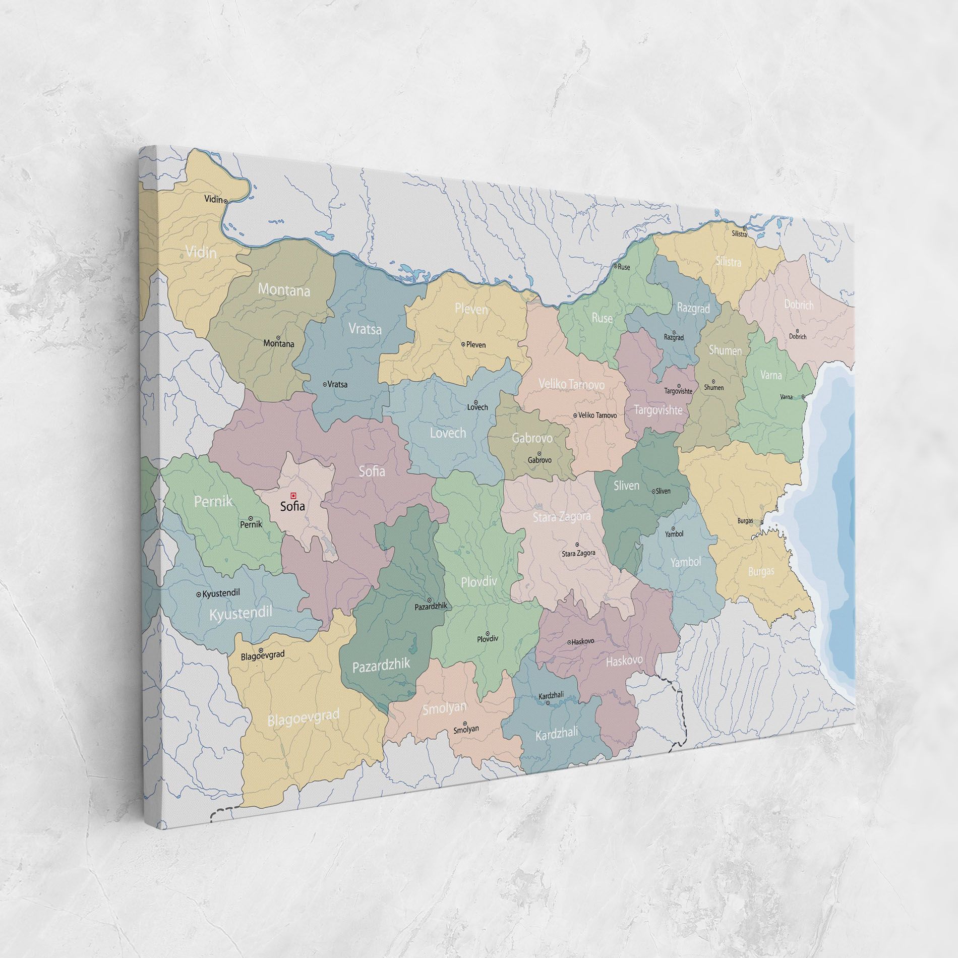 Bulgaria Map mockup 1