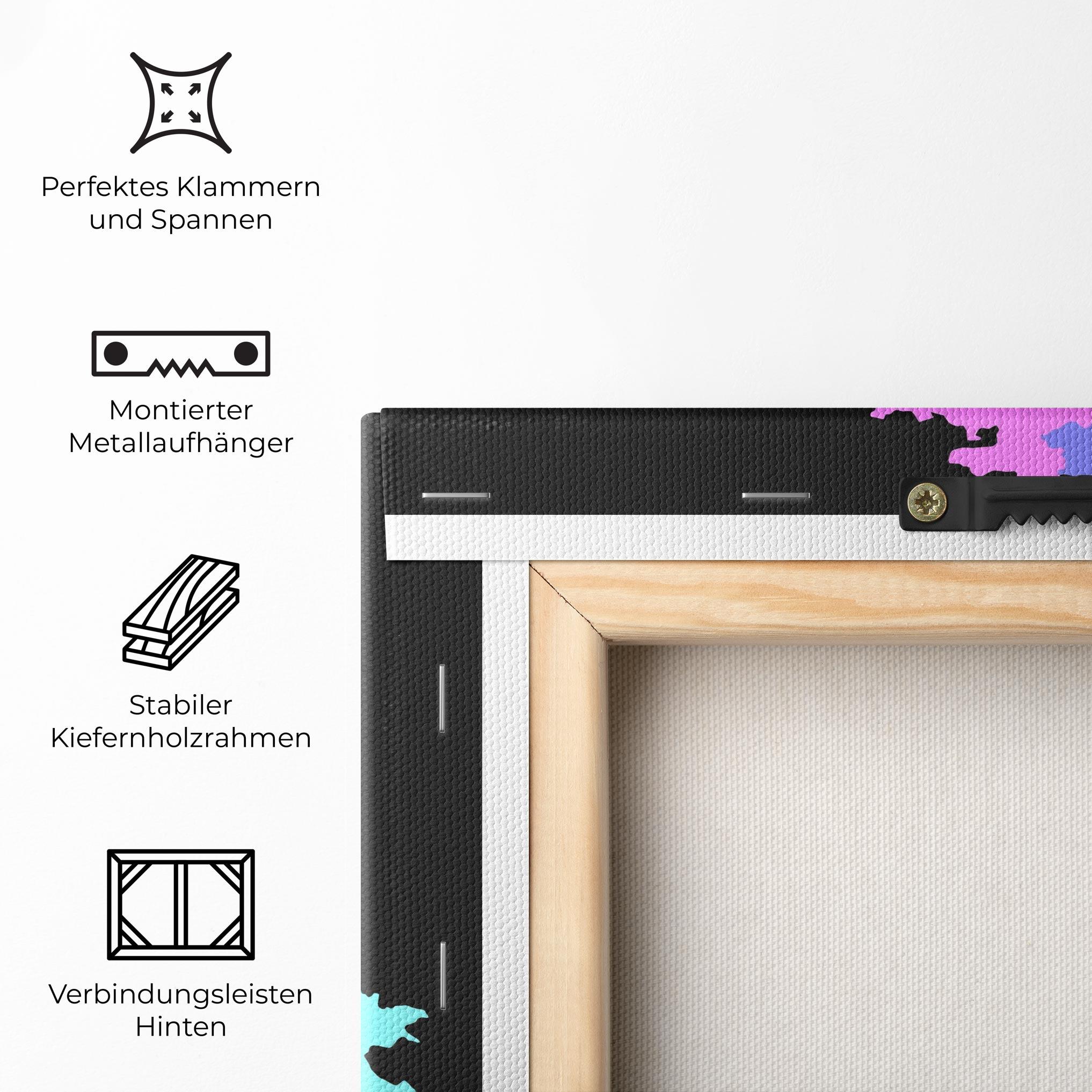 Leinwandbild Armenia Map mockup 5