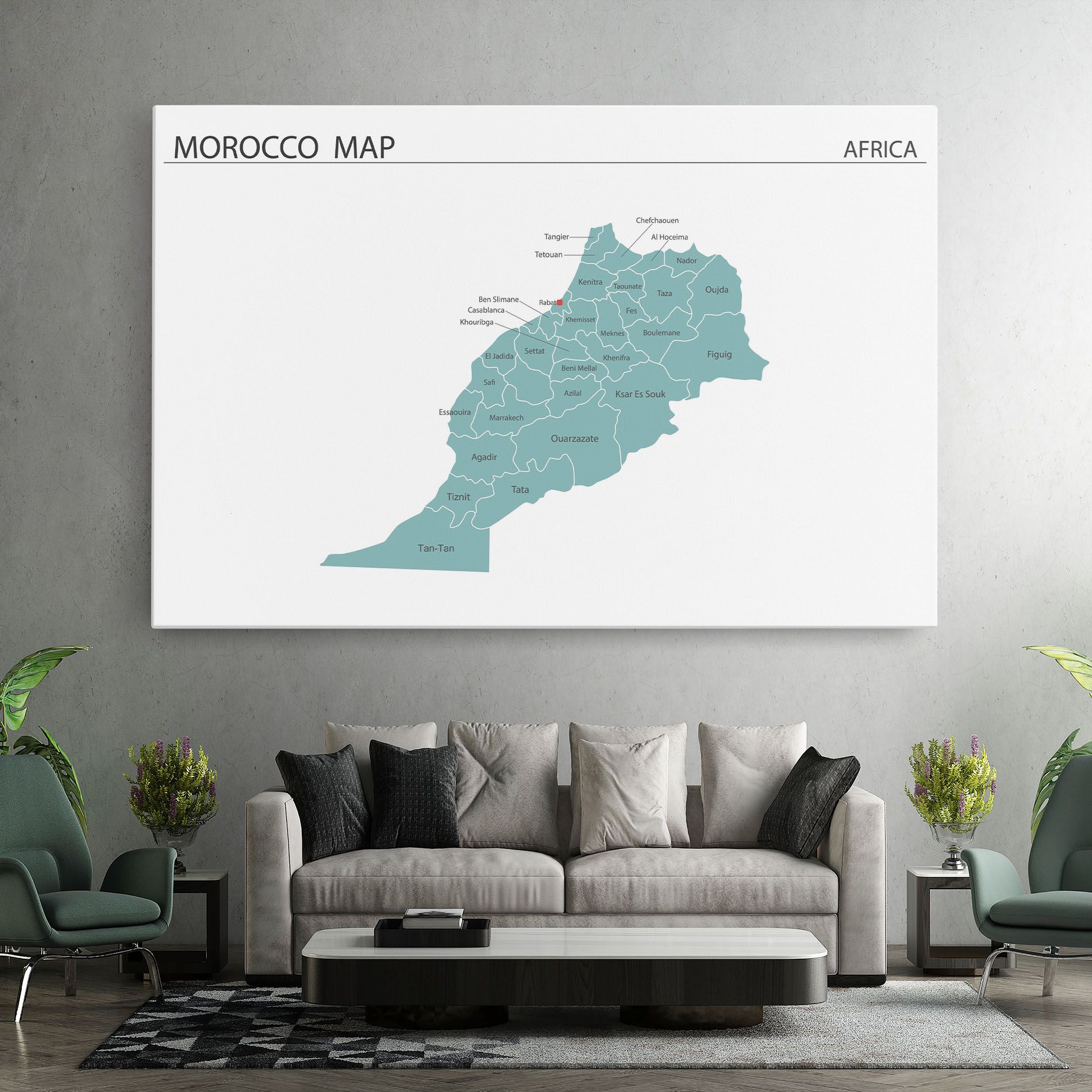 Morocco Map mockup 7
