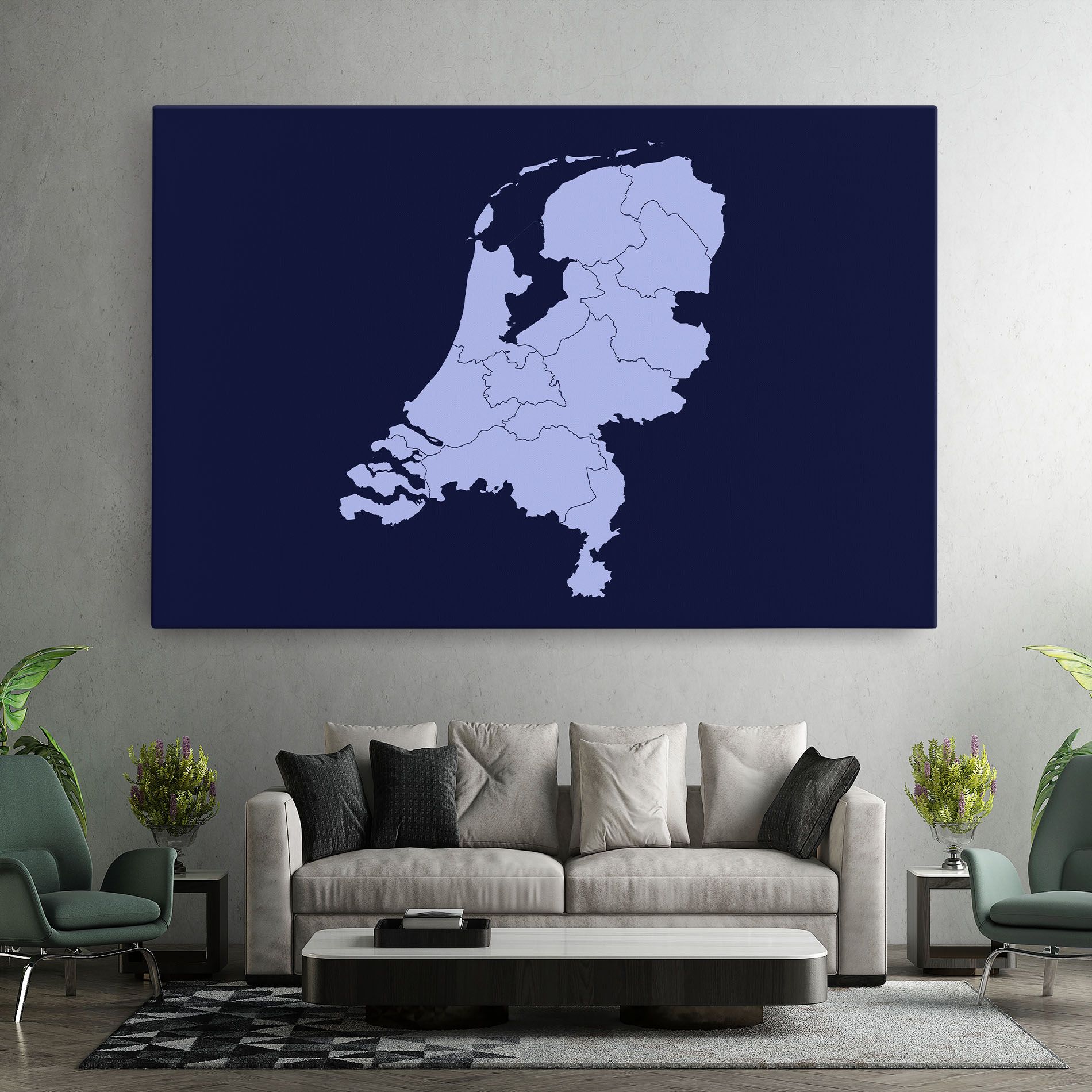 Netherlands Map mockup 7