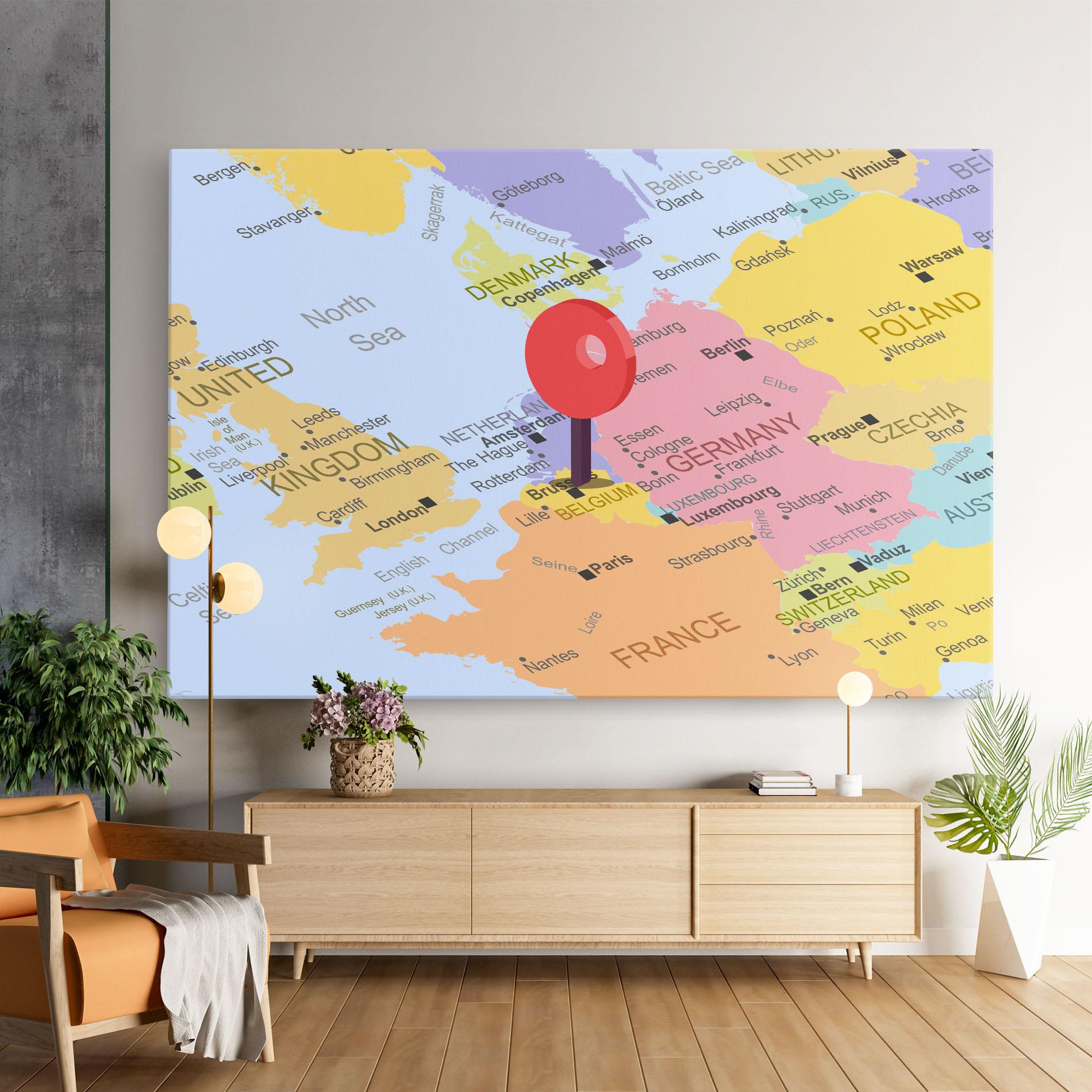 Leinwandbild Belgium Close Up mockup 9