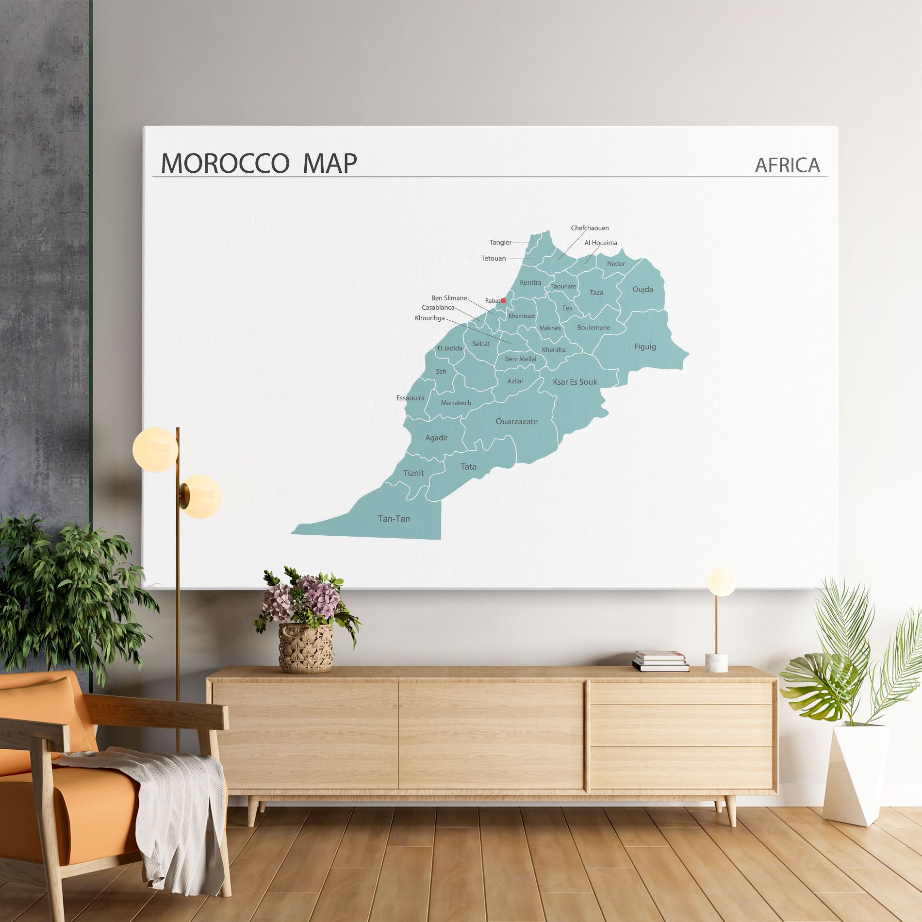Morocco Map mockup 9