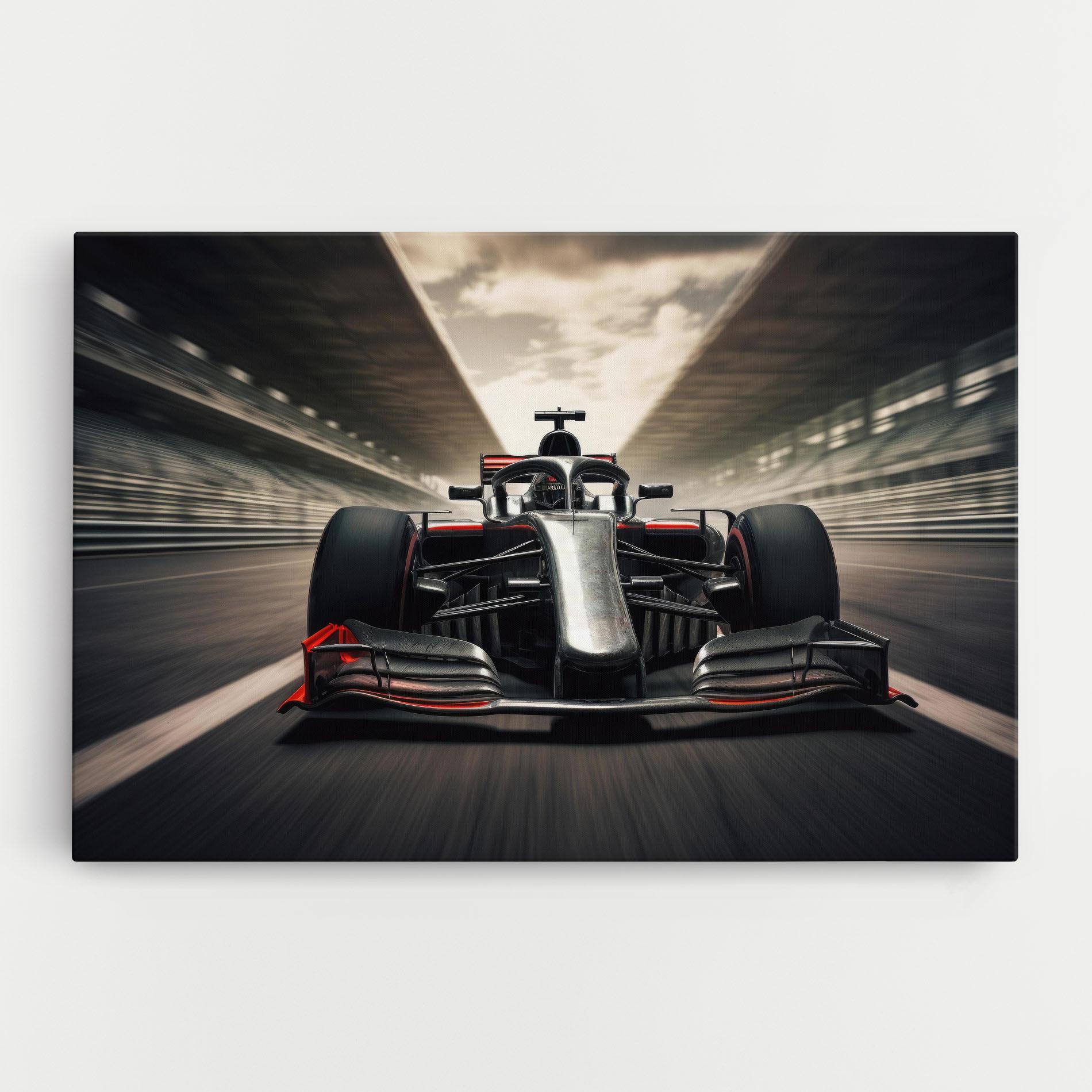 Leinwandbild Black Red F1 mockup 0