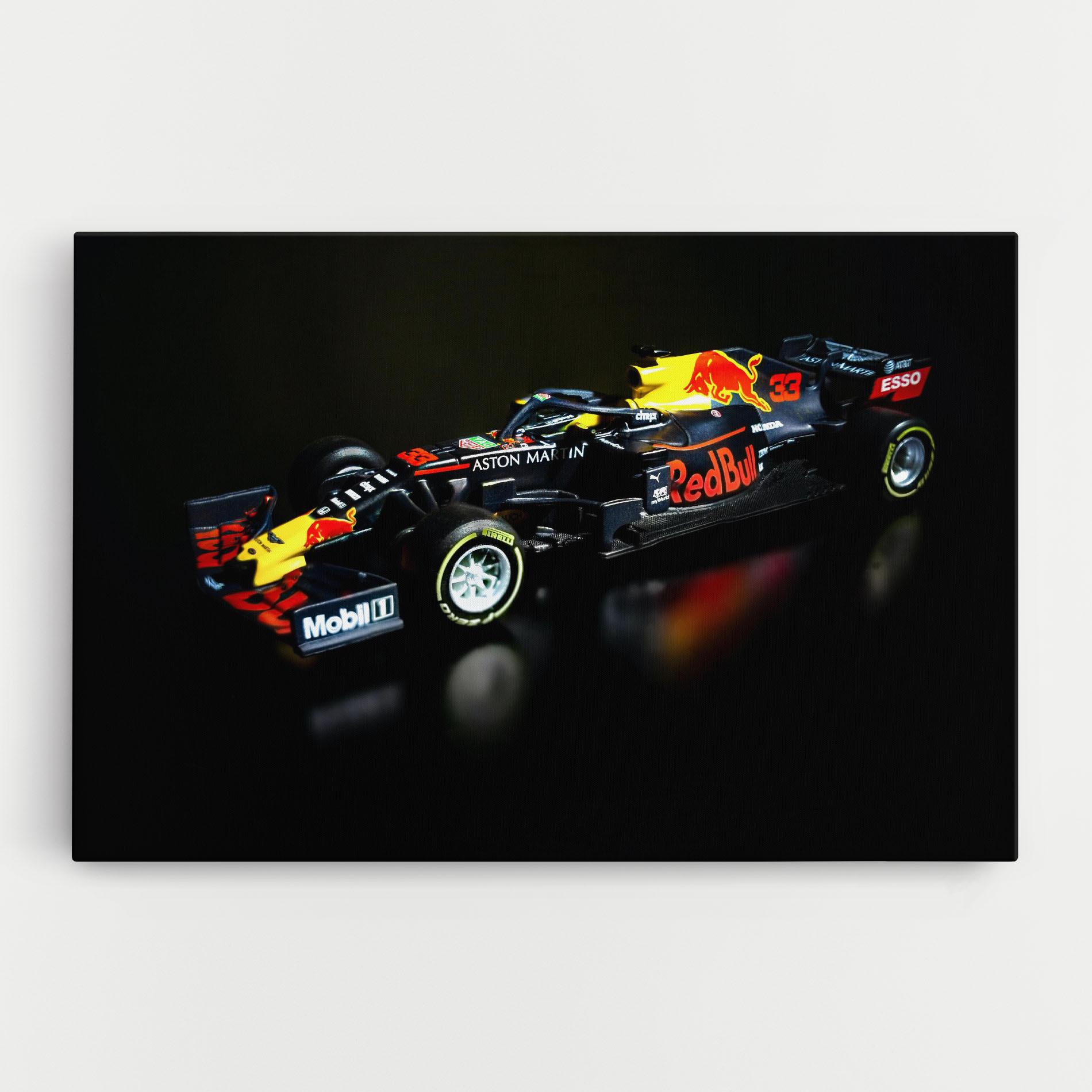 Leinwandbild Black Yellow F1 mockup 0