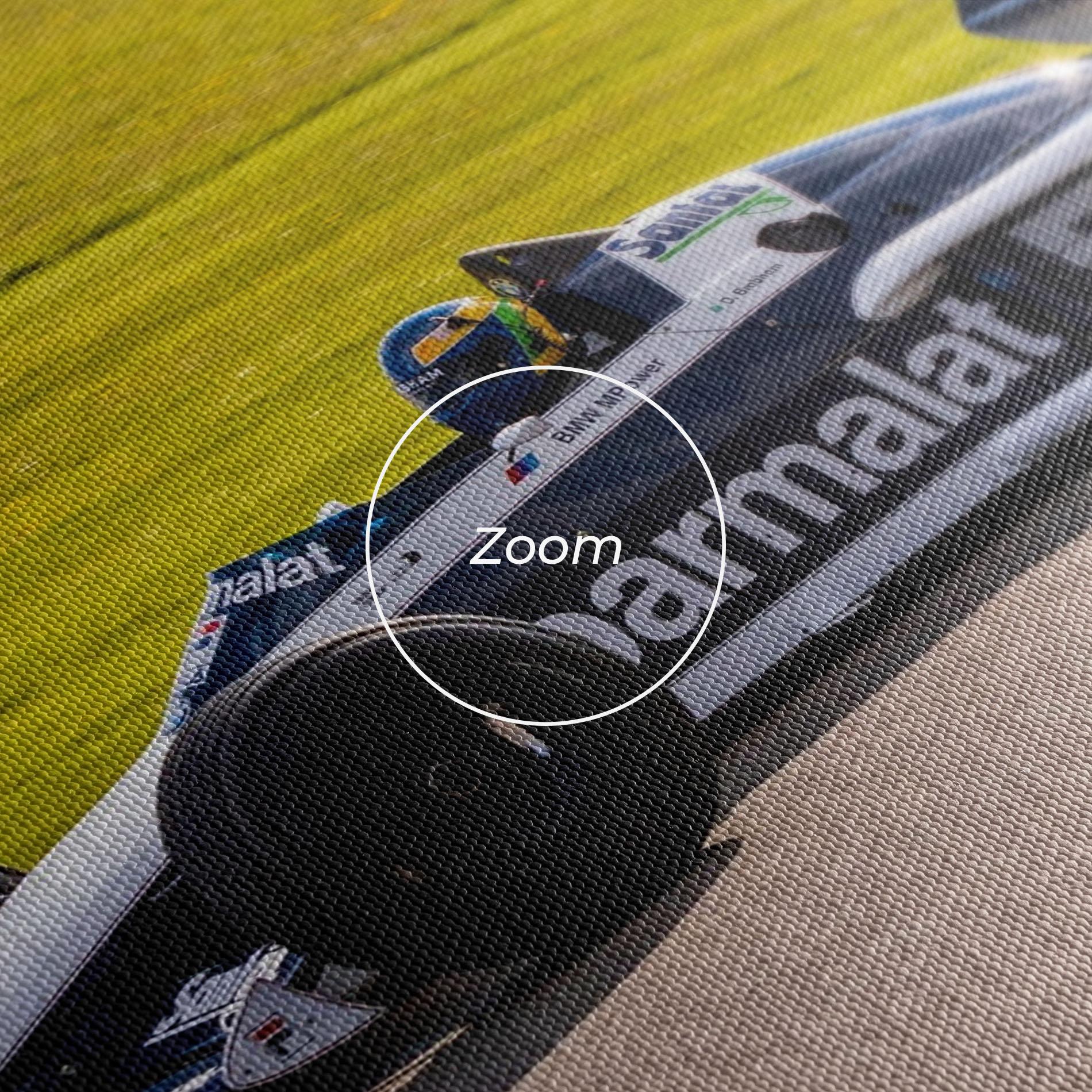 Leinwandbild Black F1 Car mockup 3