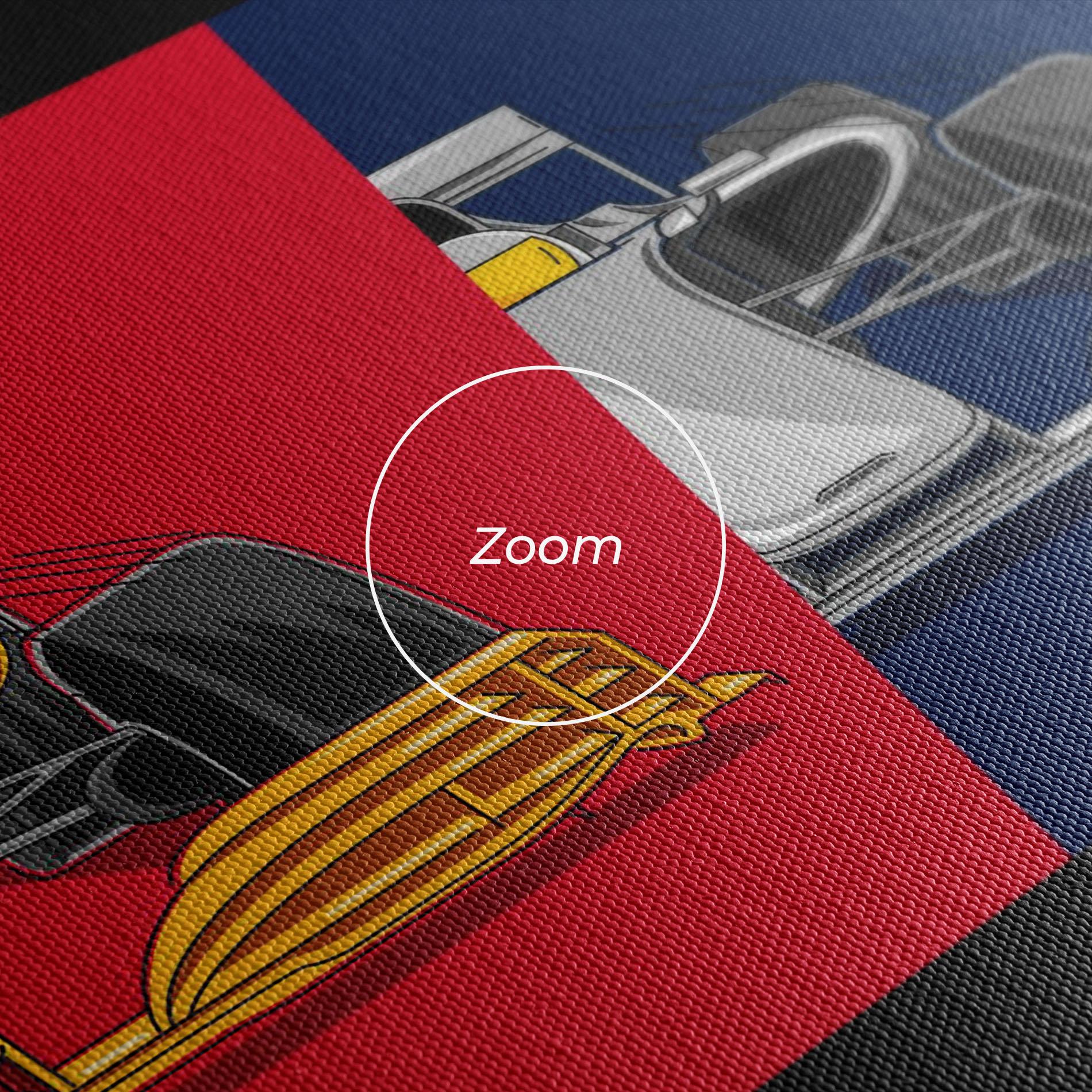 Leinwandbild F1 Cars mockup 3