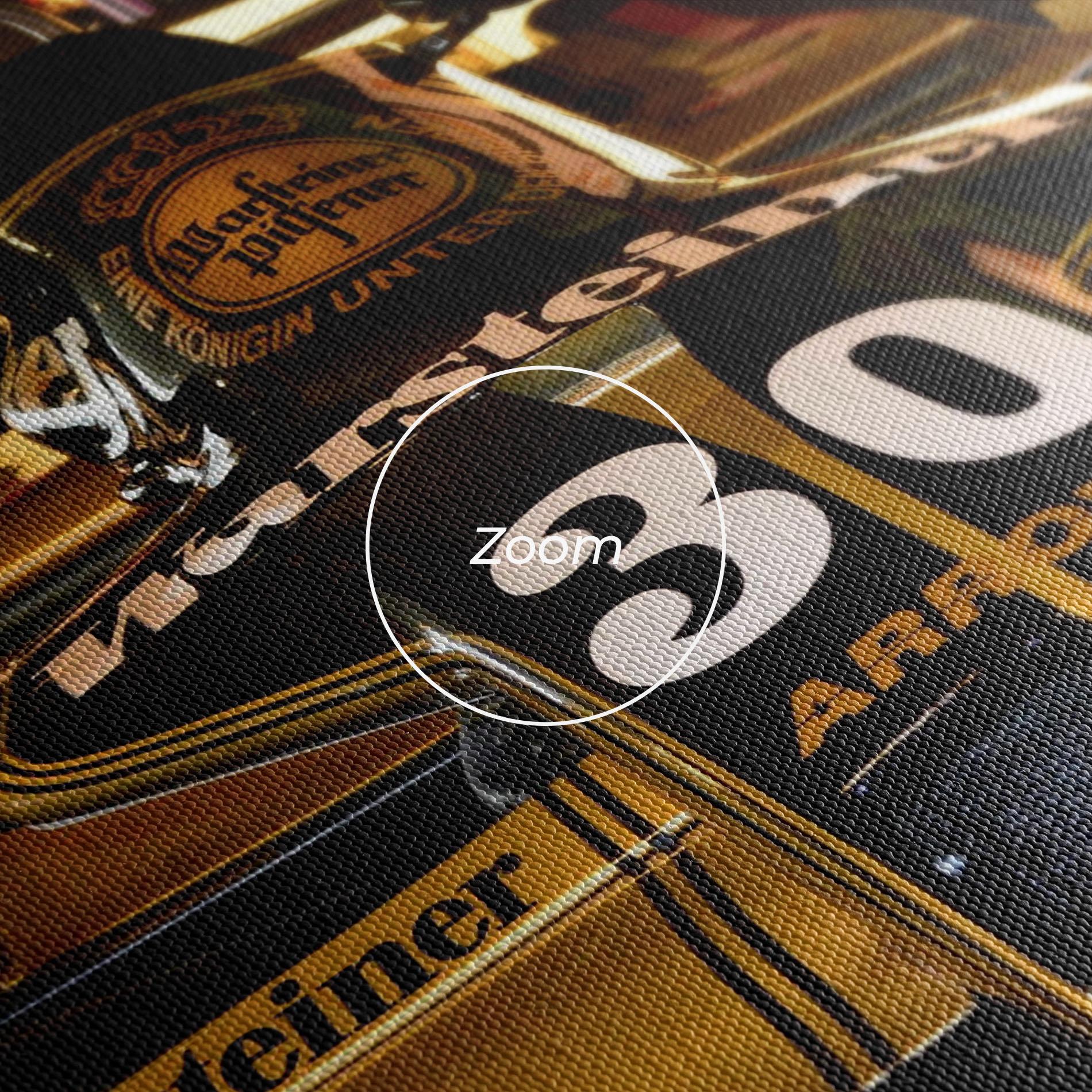 Leinwandbild Formula 1 Car Color mockup 3