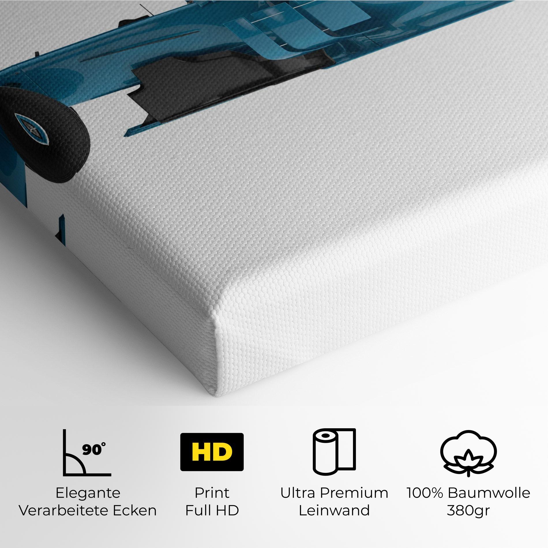 Leinwandbild Blue F1 Toy mockup 4
