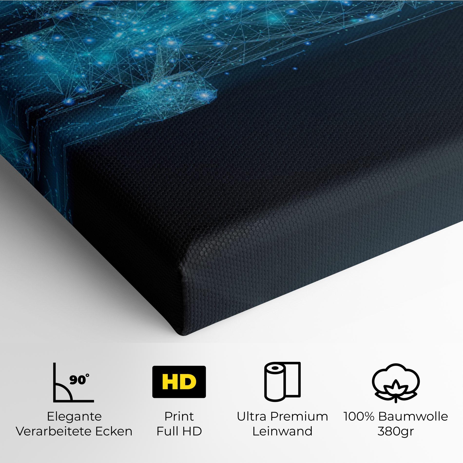 Leinwandbild Blue Light F1 mockup 4