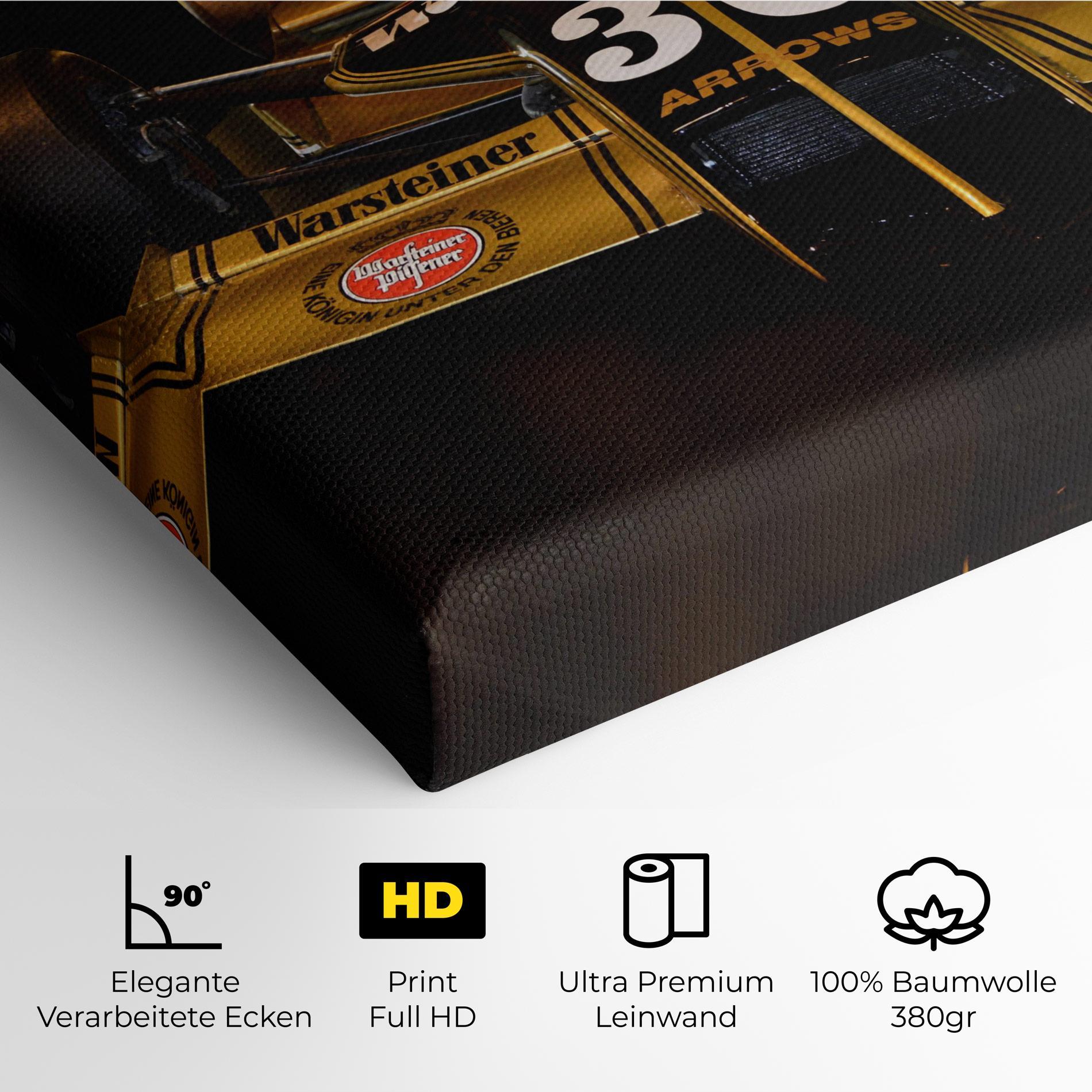 Leinwandbild Formula 1 Car Color mockup 4