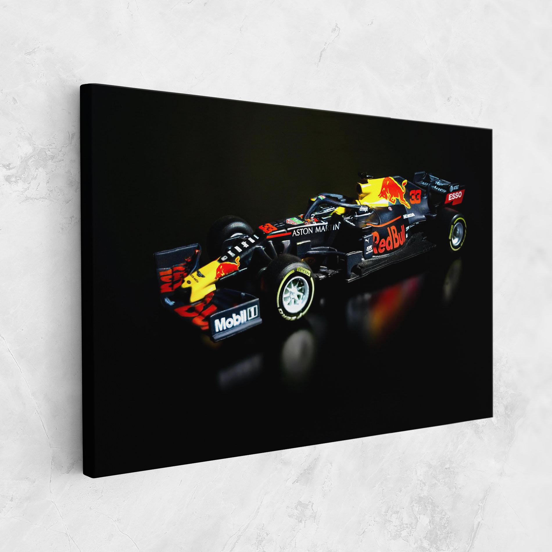 Leinwandbild Black Yellow F1 mockup 1