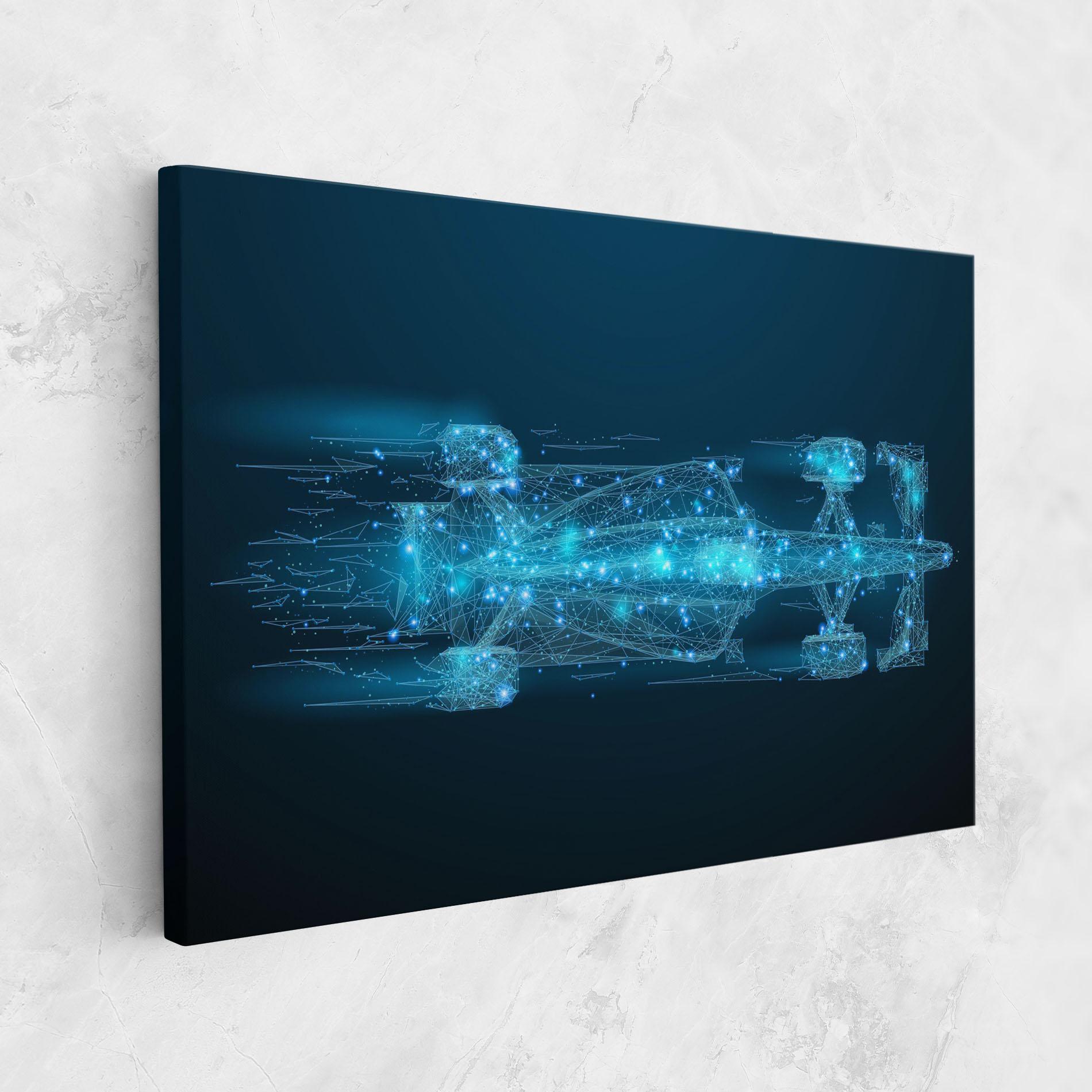 Leinwandbild Blue Light F1 mockup 1