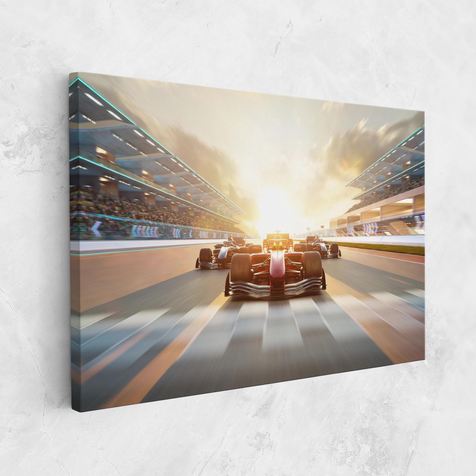 Leinwandbild F1 Winning mockup 1
