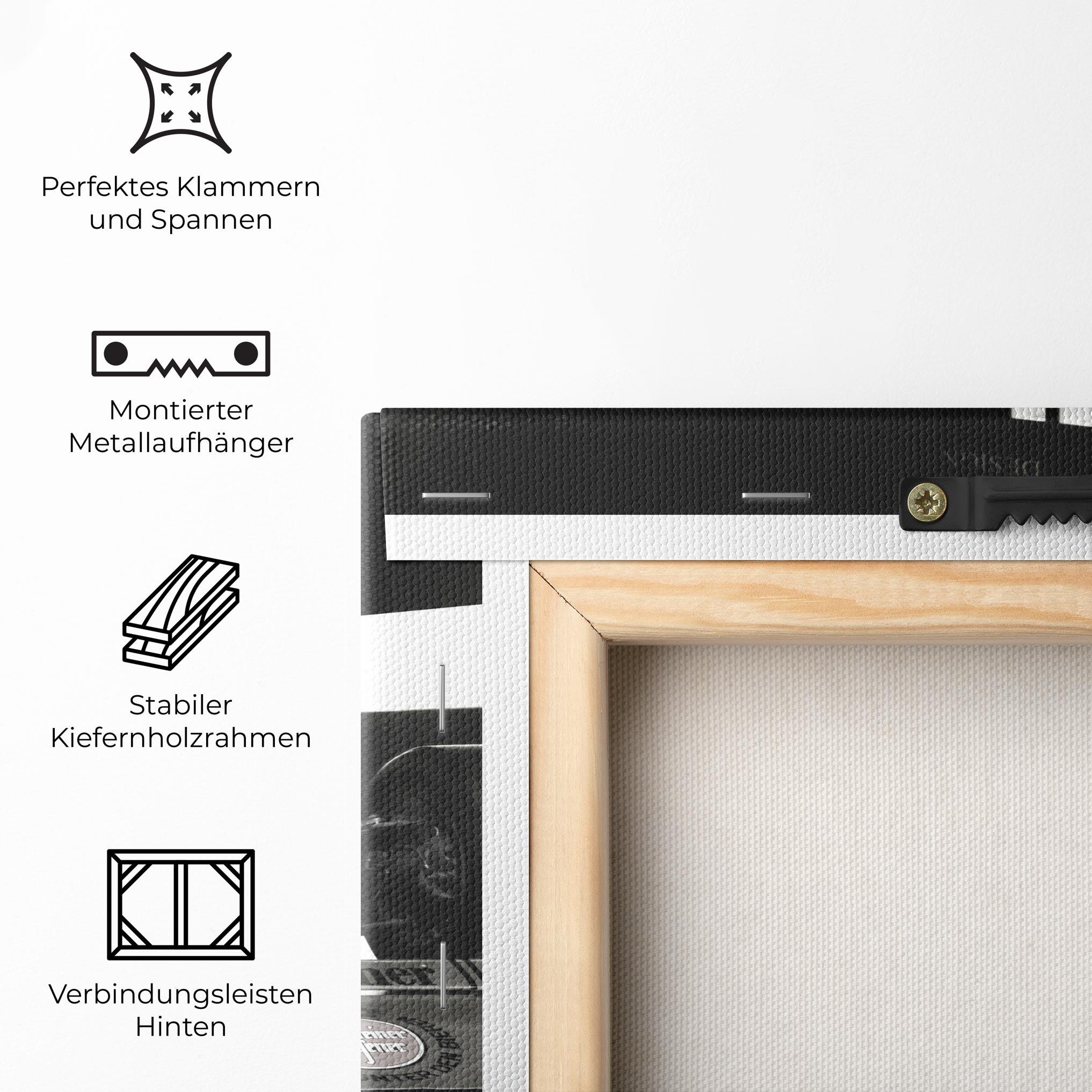 Leinwandbild Formula 1 Car Grey mockup 5