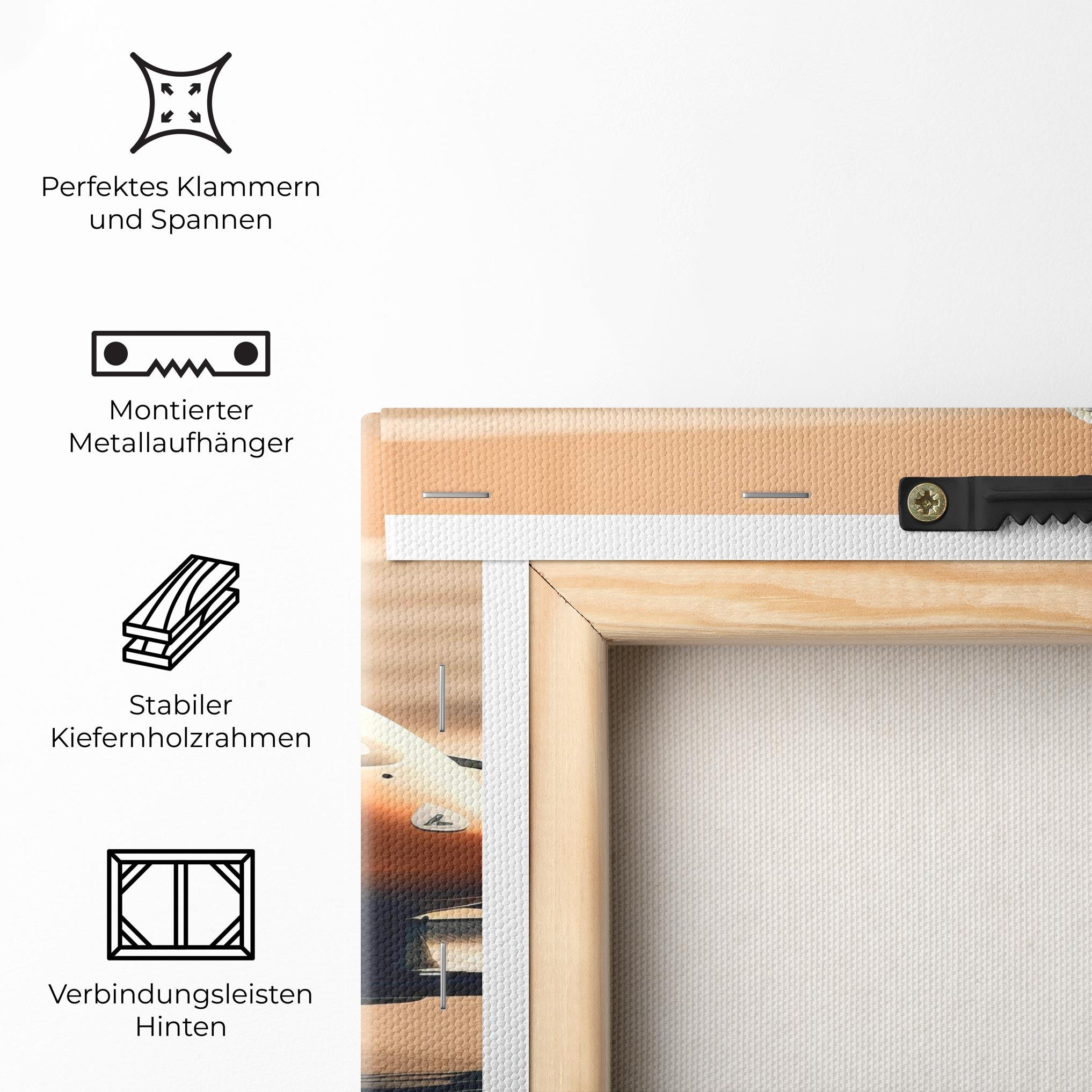 Leinwandbild Orange Black F1 mockup 5