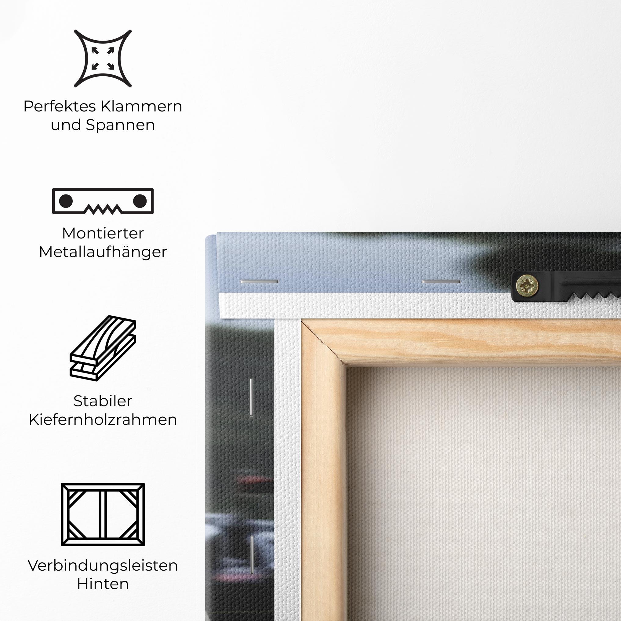 Leinwandbild Red Racing Cars mockup 5