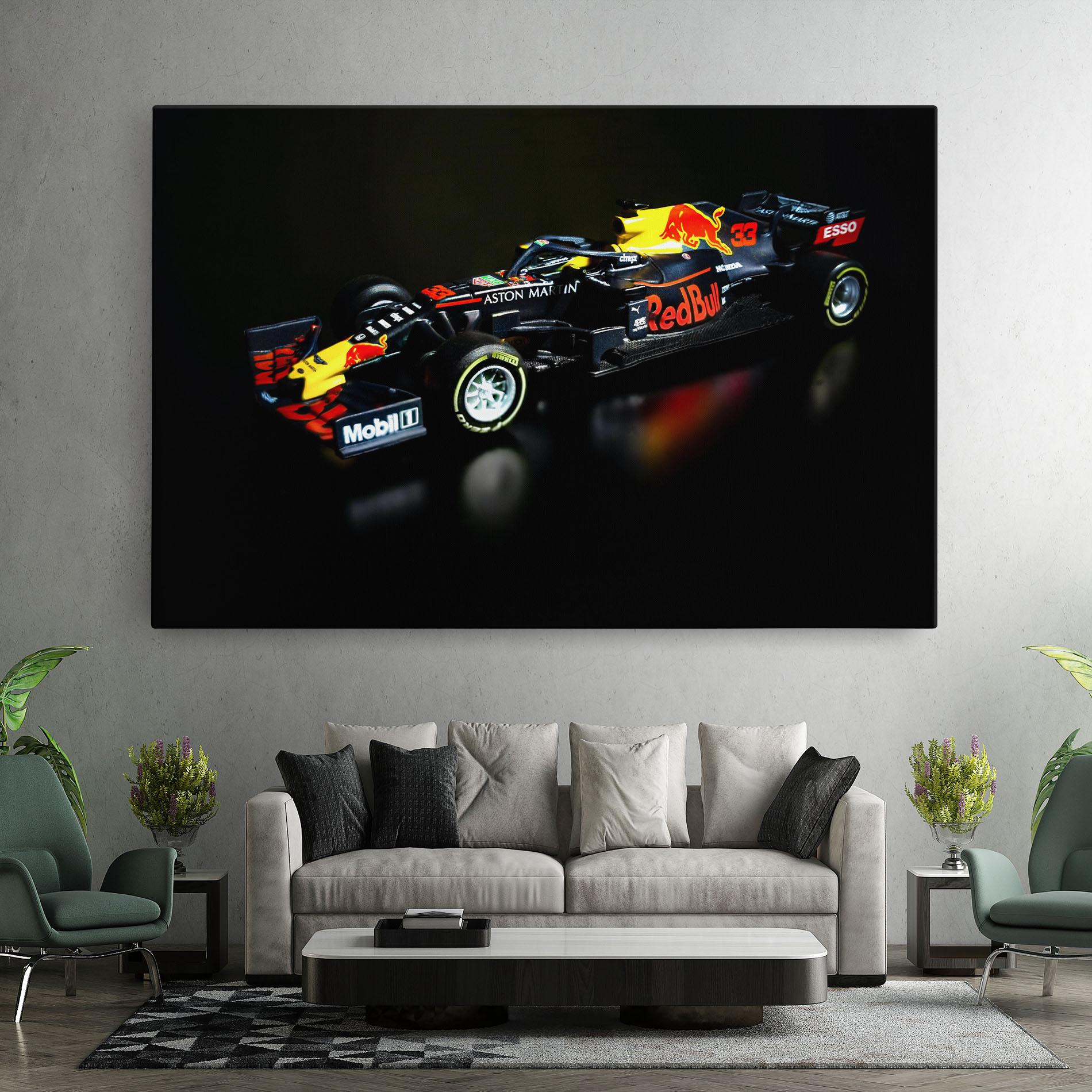 Leinwandbild Black Yellow F1 mockup 7