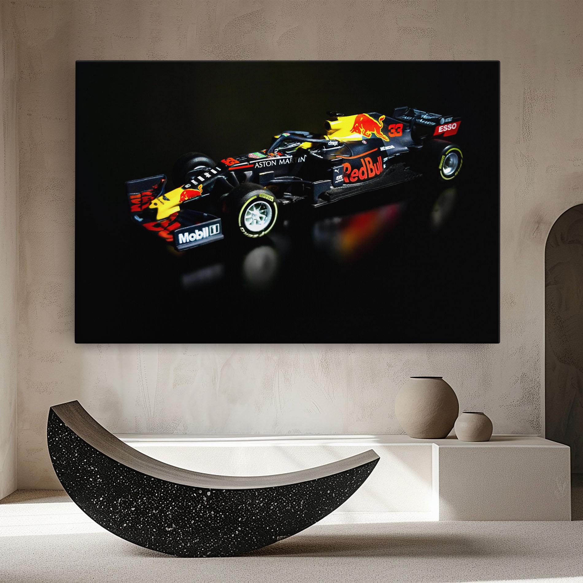 Leinwandbild Black Yellow F1 mockup 8