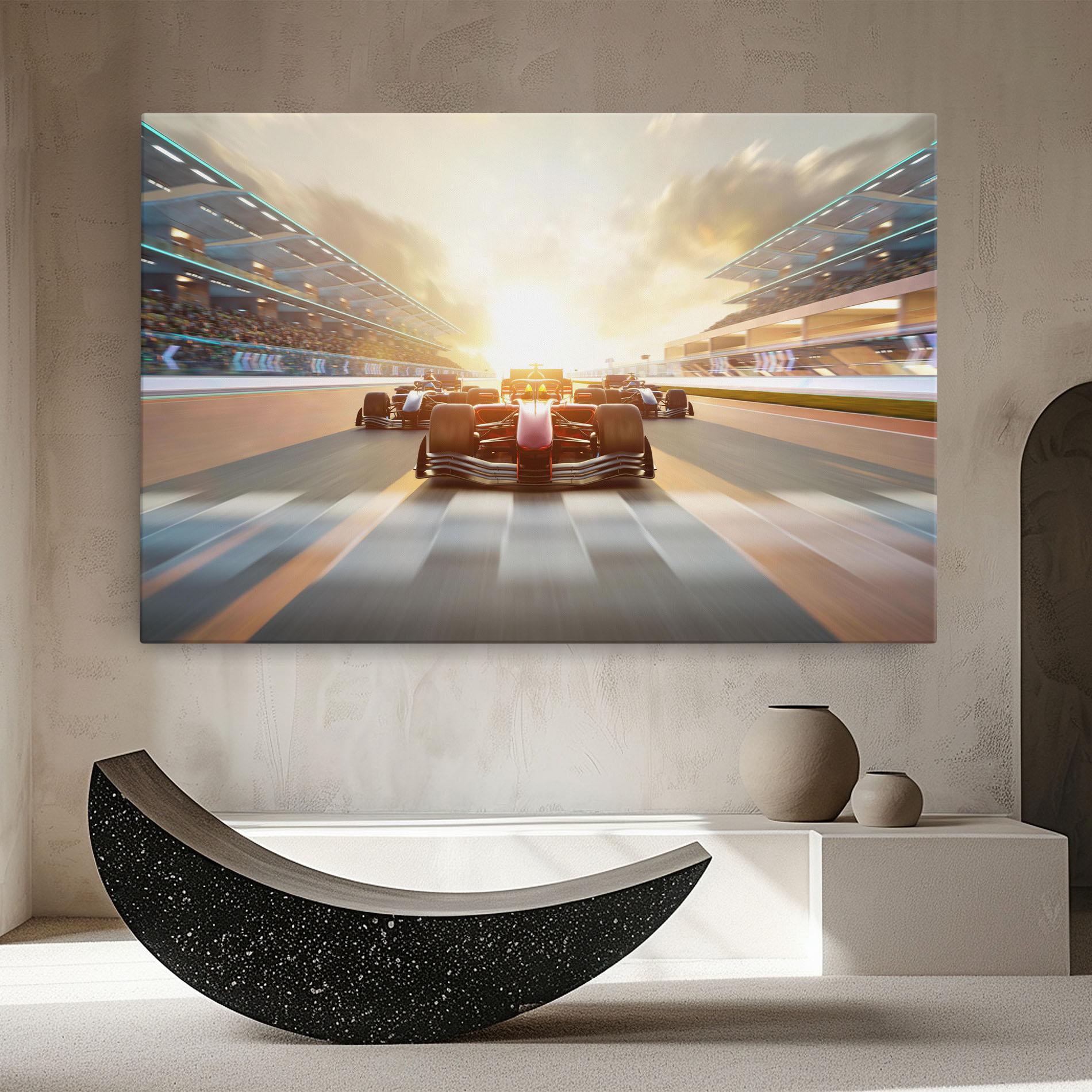 Leinwandbild F1 Winning mockup 8
