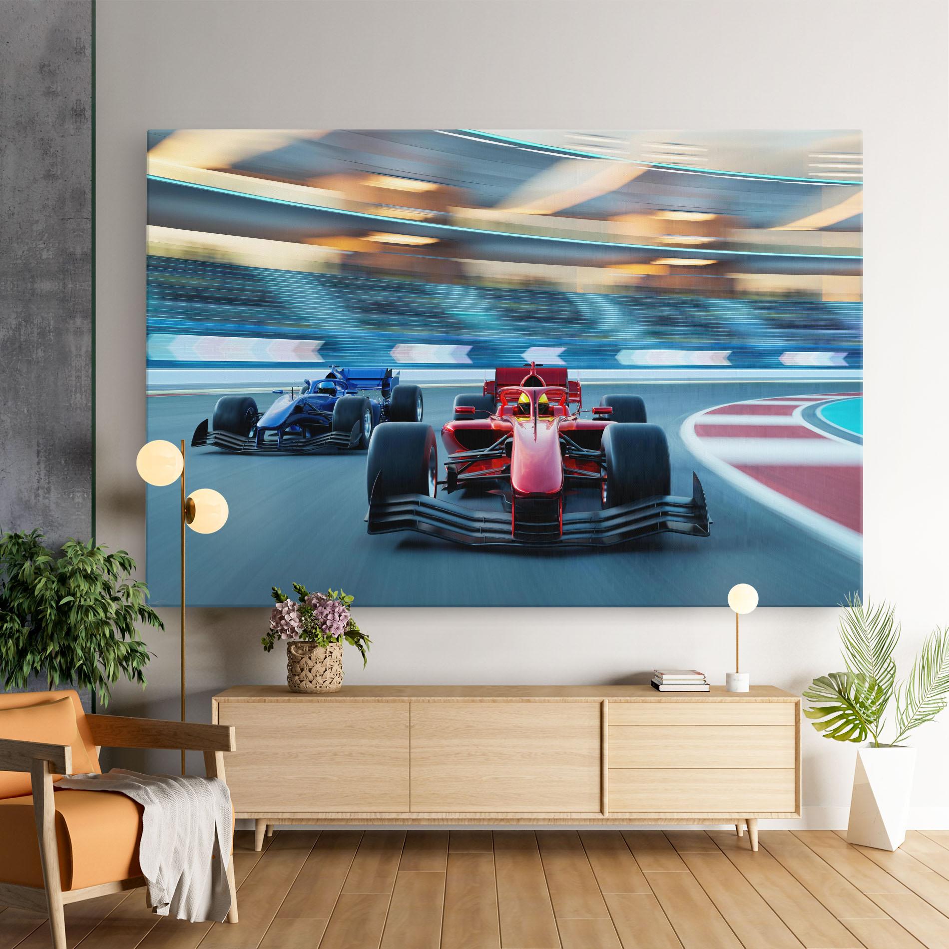 Leinwandbild F1 Racing mockup 9
