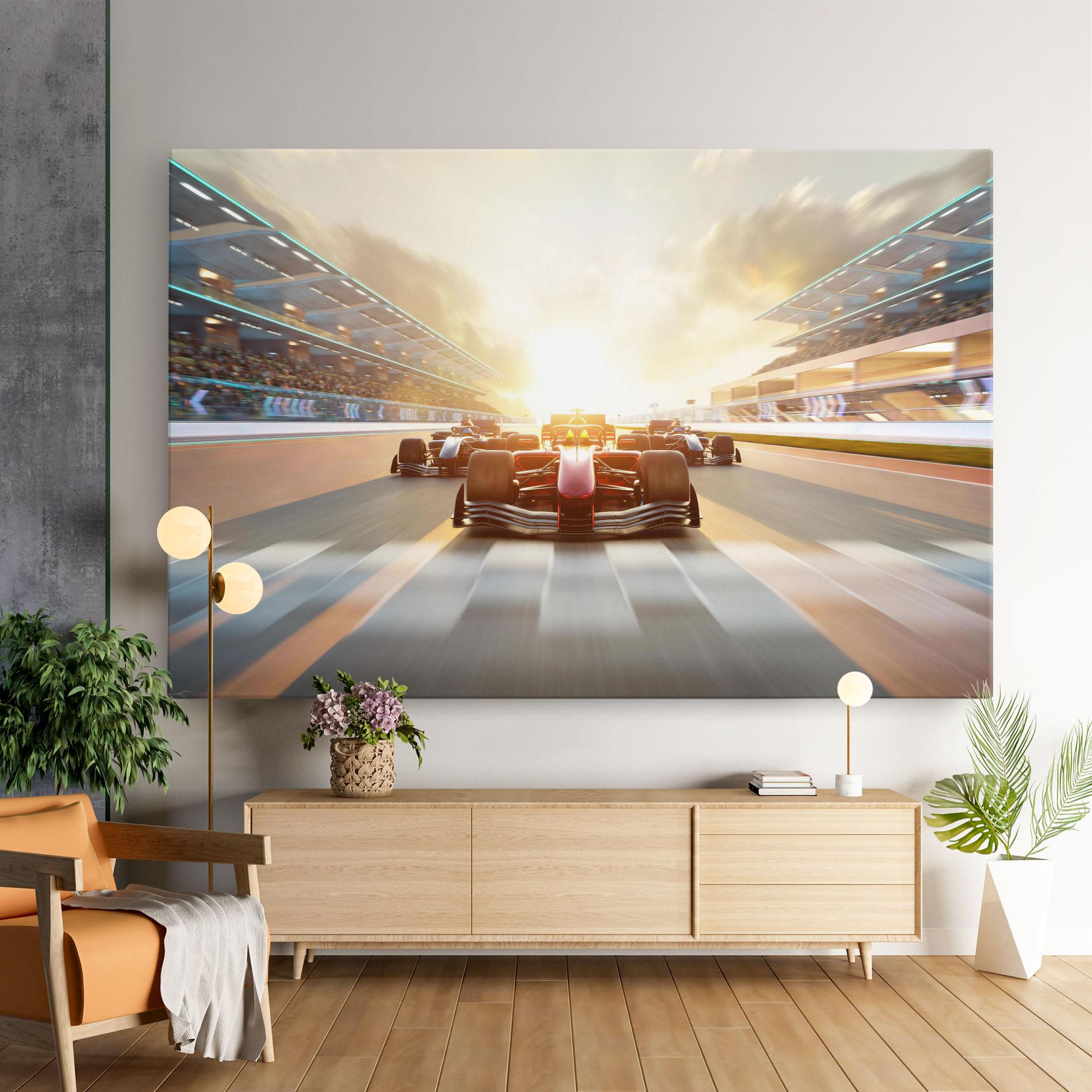 Leinwandbild F1 Winning mockup 9