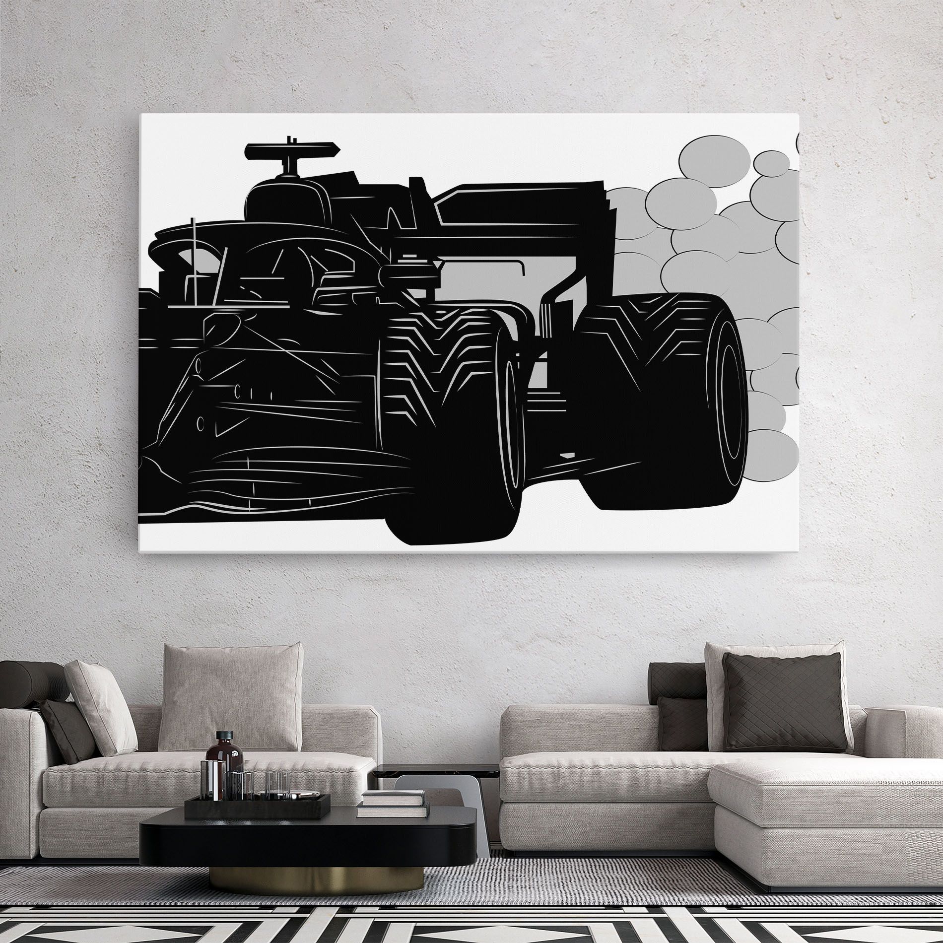 Car F1 Smoke mockup 2