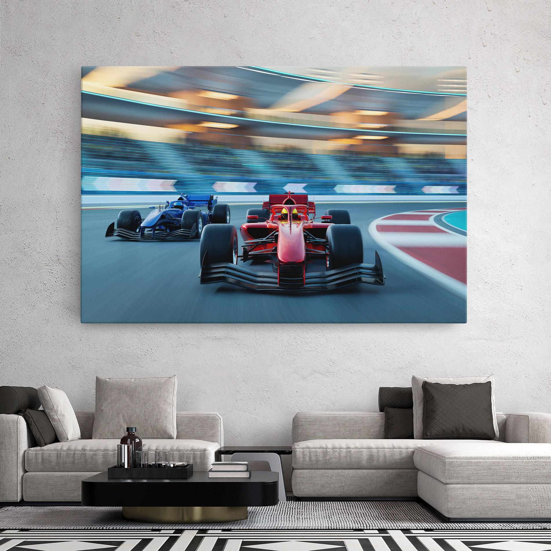 Leinwandbild F1 Racing mockup 2