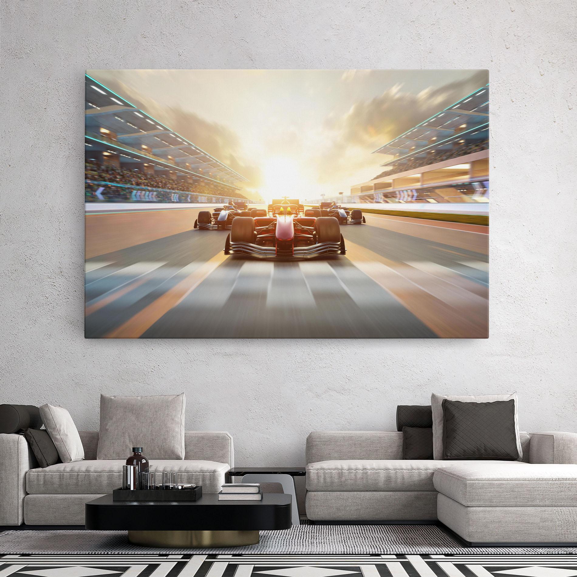 Leinwandbild F1 Winning mockup 2