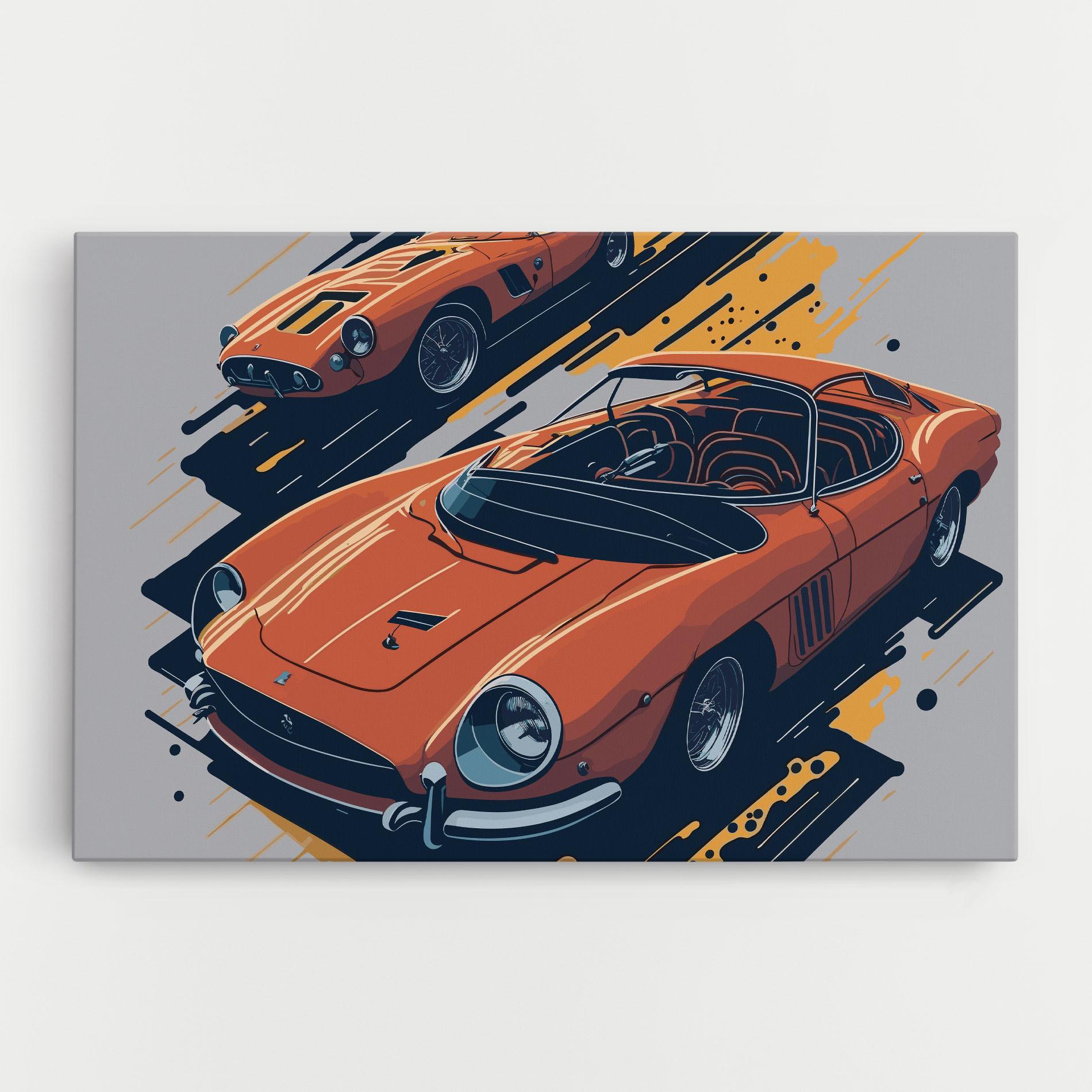 Leinwandbild Ferrari 250 Gto mockup 0