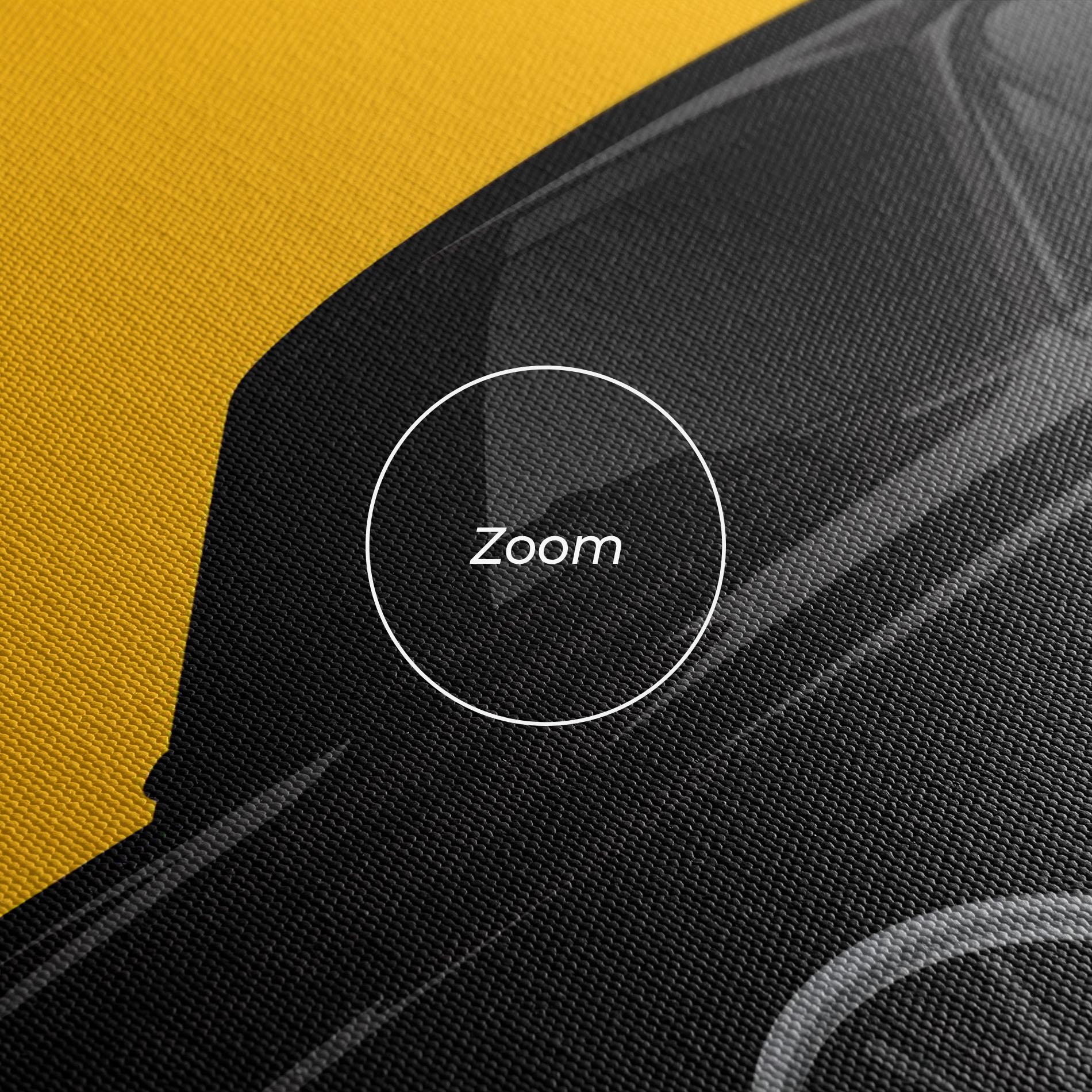 Leinwandbild Black Car Sun mockup 3