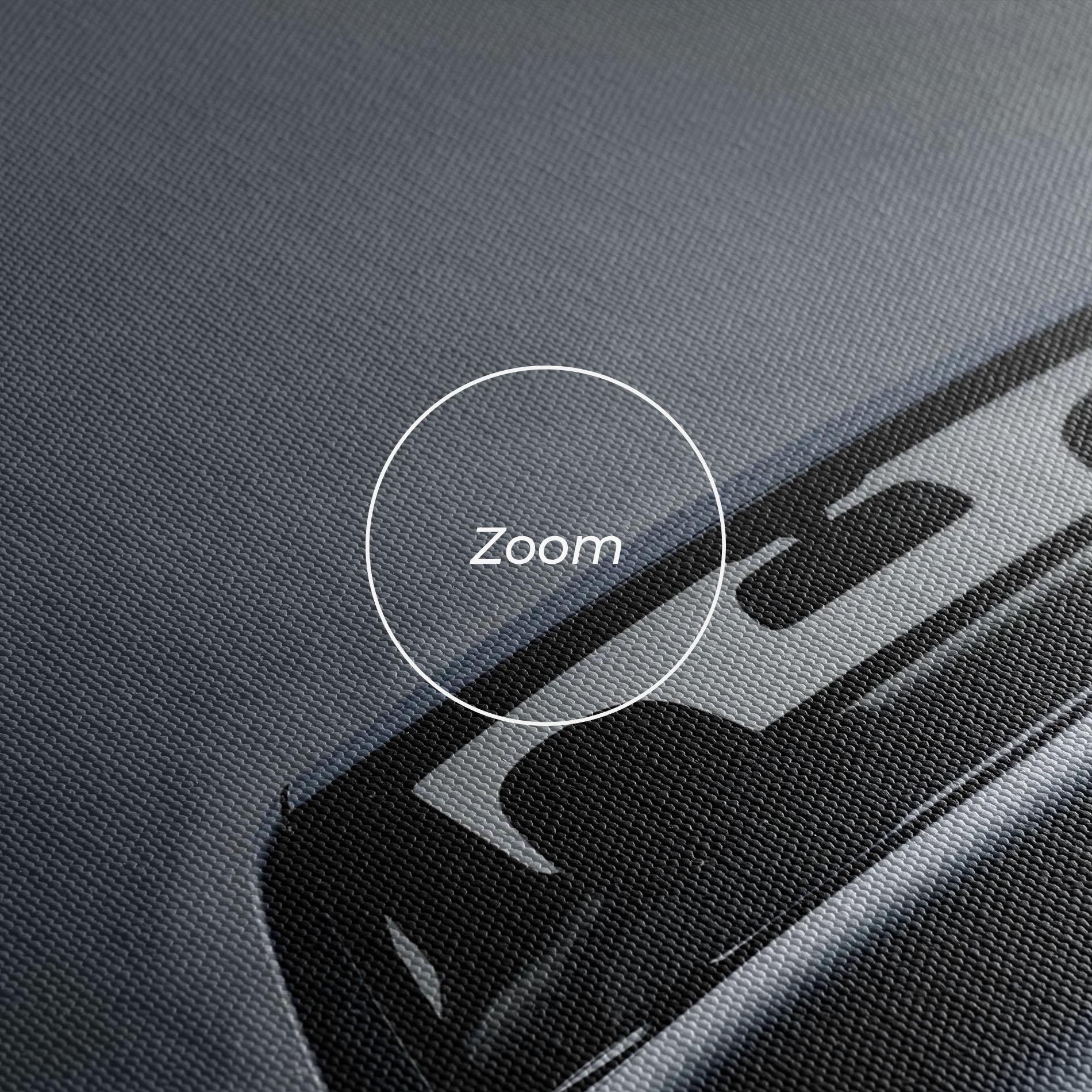 Leinwandbild Black Front Car mockup 3