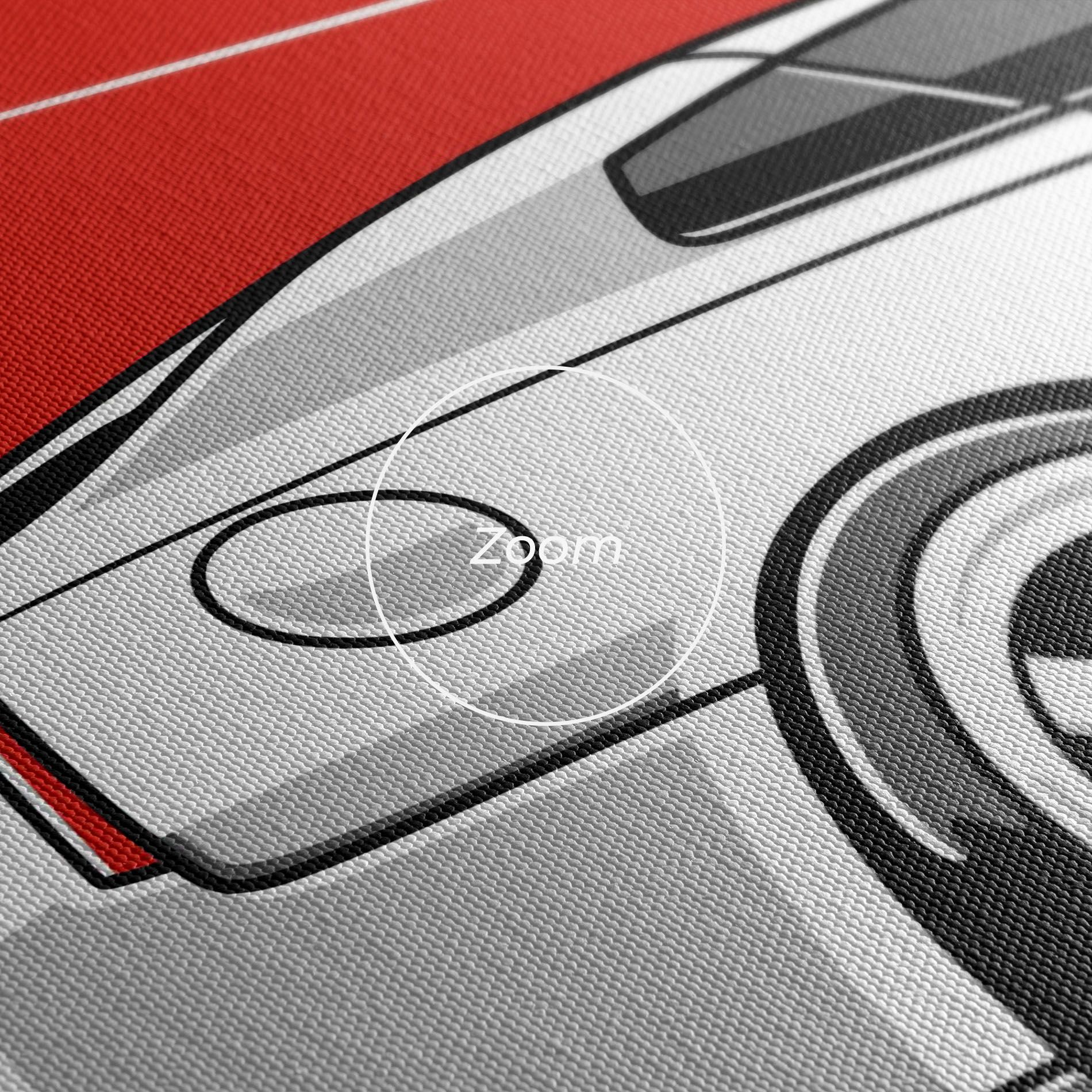 Grey Gtr Car mockup 3