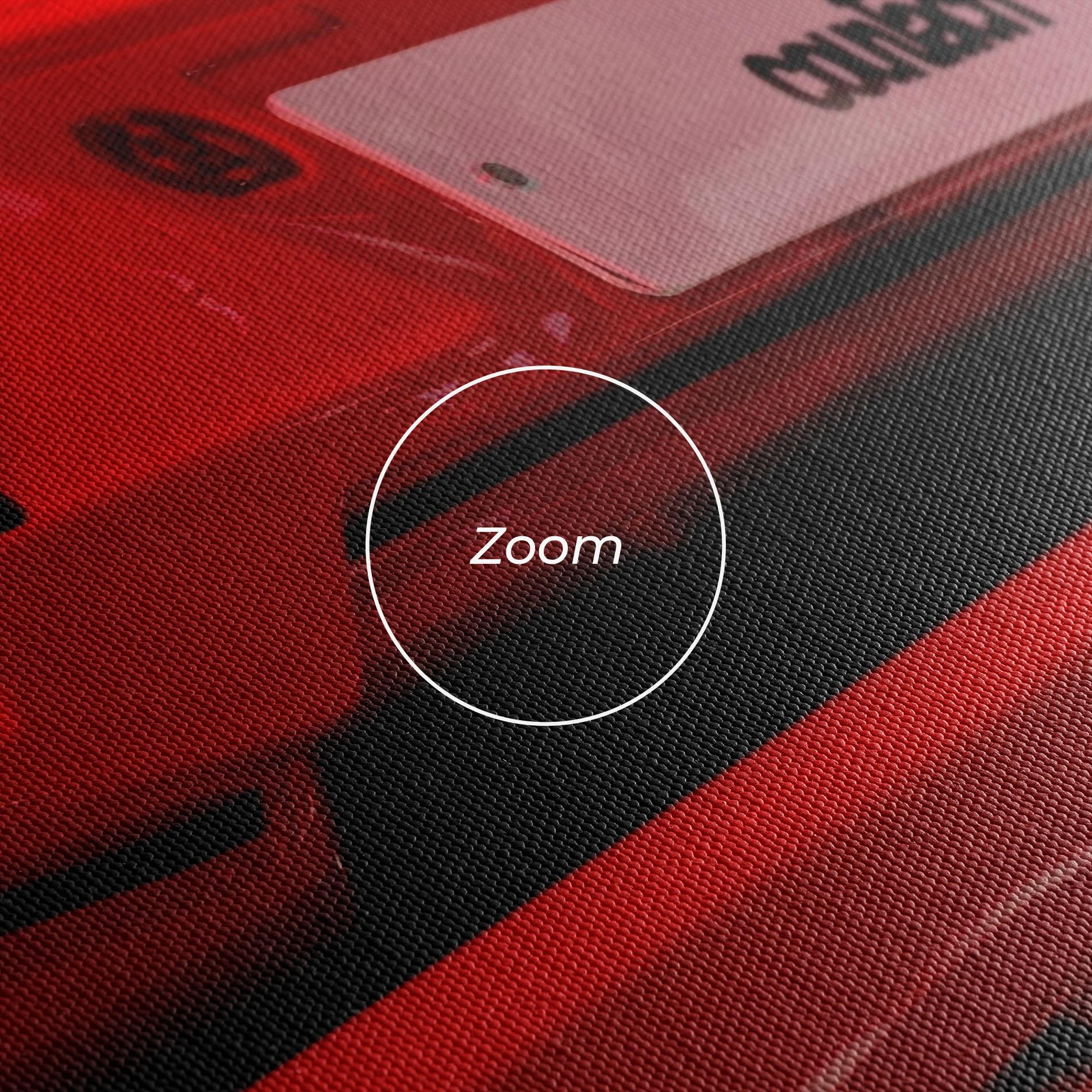 Leinwandbild Red Rear Countach mockup 3