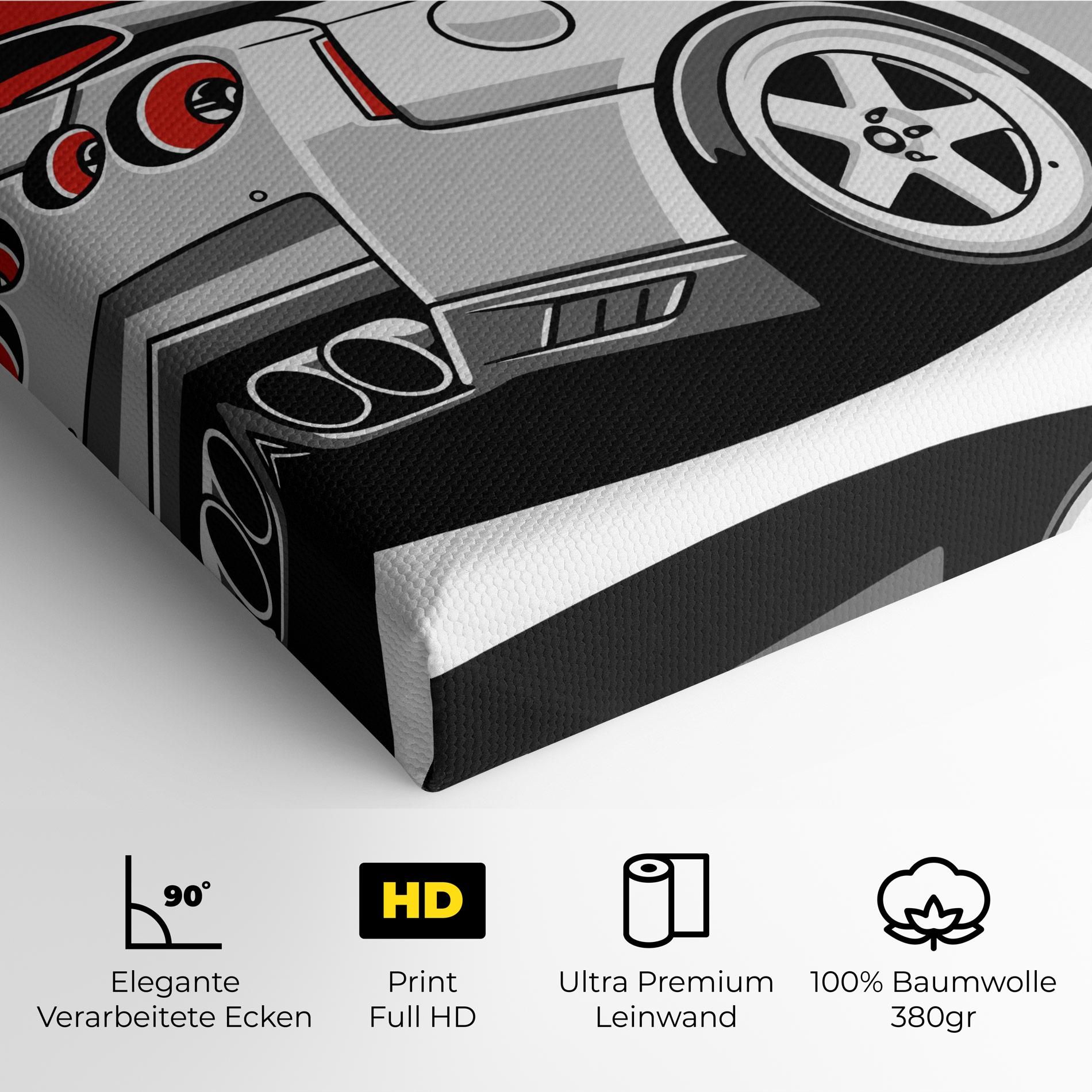 Grey Gtr Car mockup 4