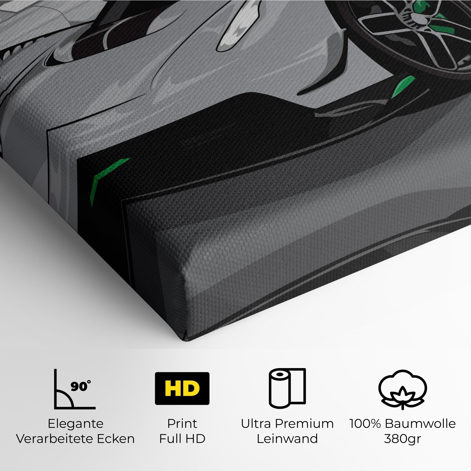 Grey Sport Car mockup 4