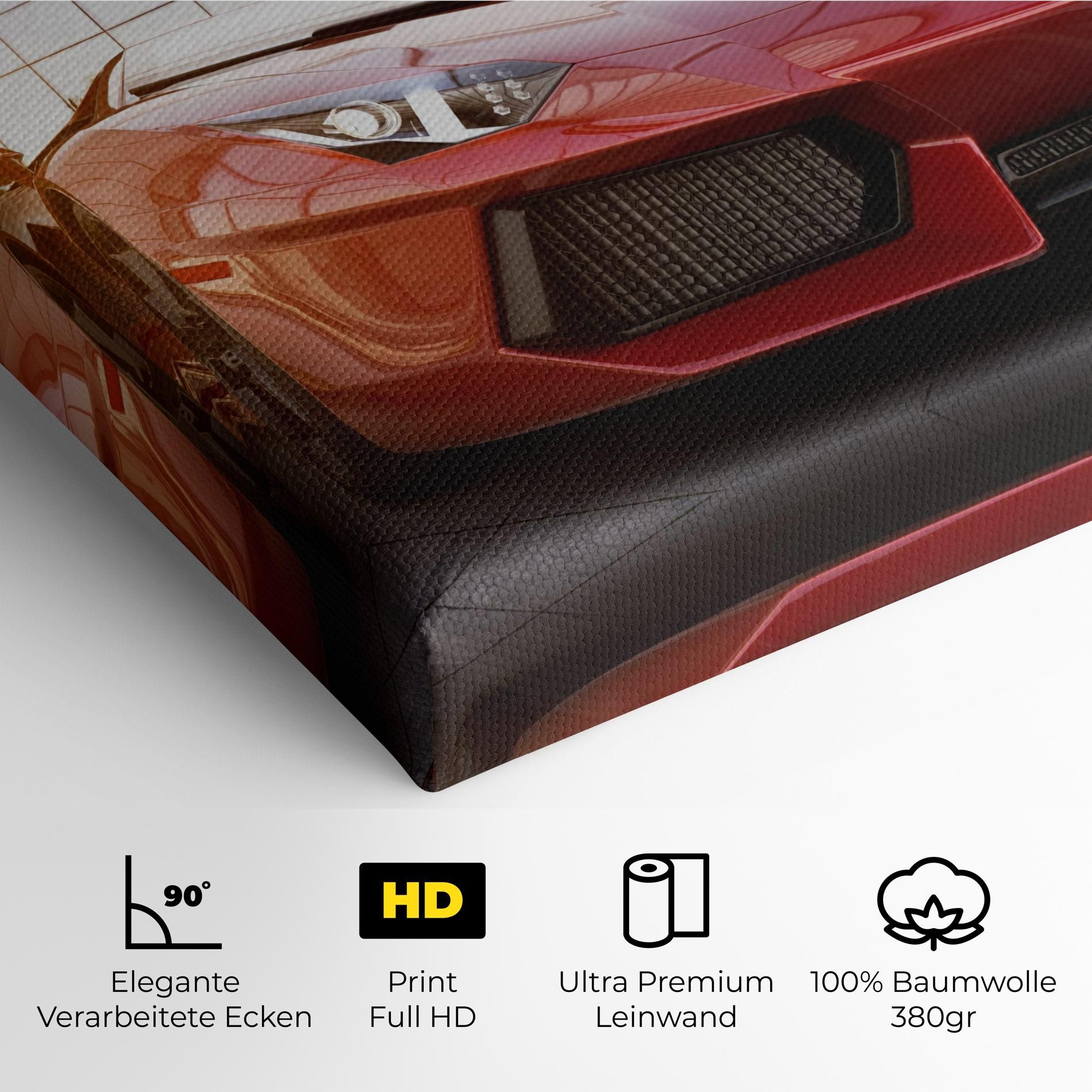 Red Lambo Outside mockup 4