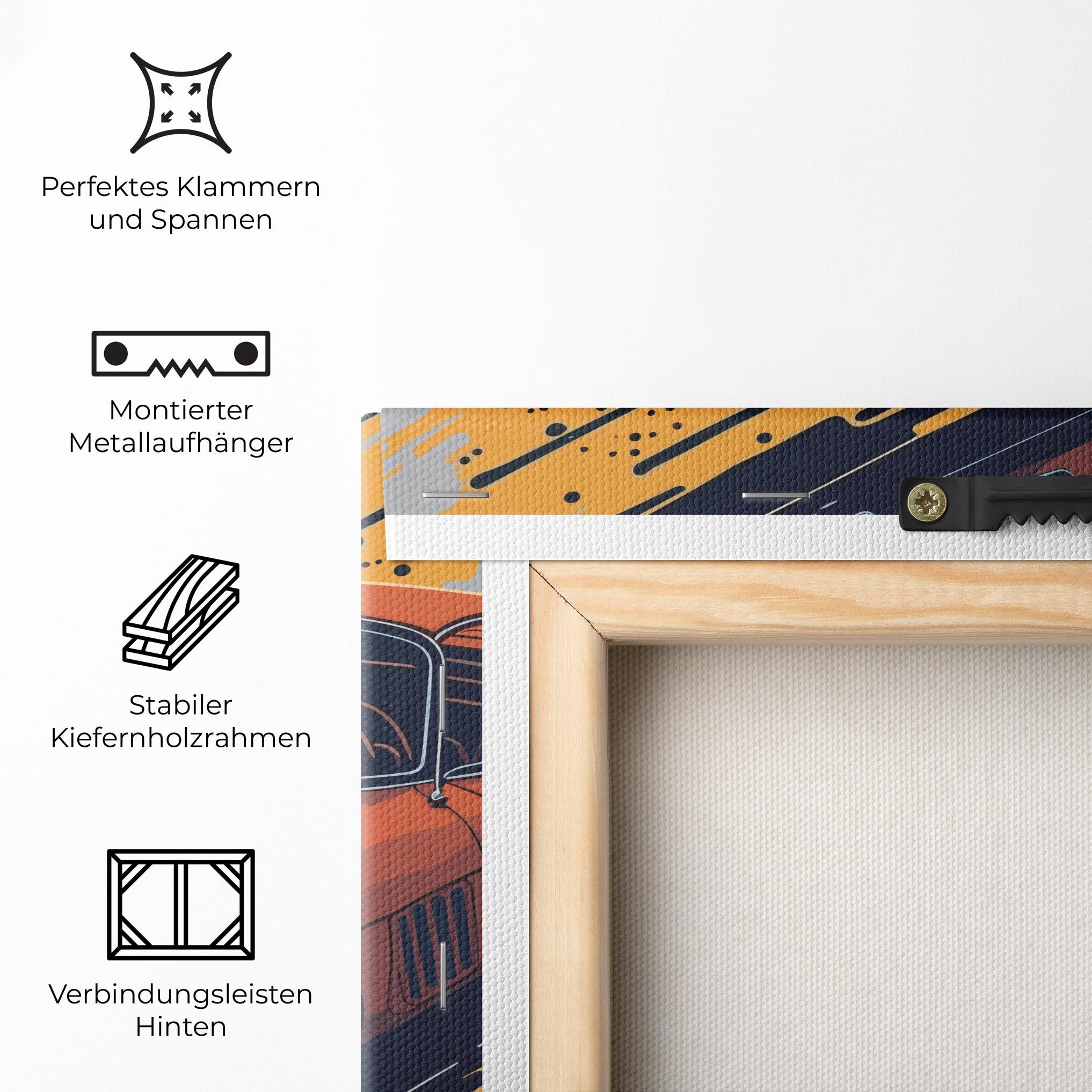 Leinwandbild Ferrari 250 Gto mockup 5