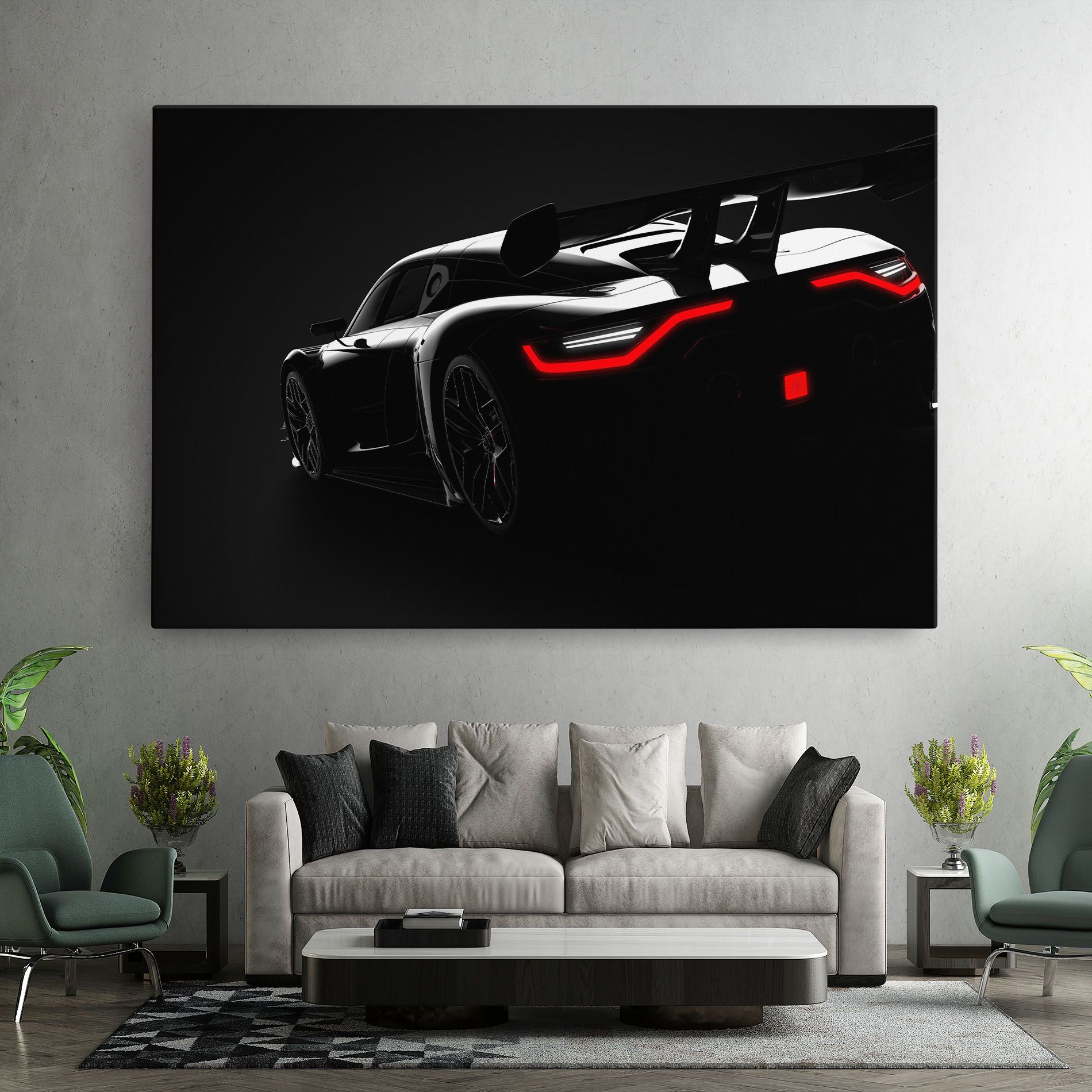 Black Hypercar Car mockup 7
