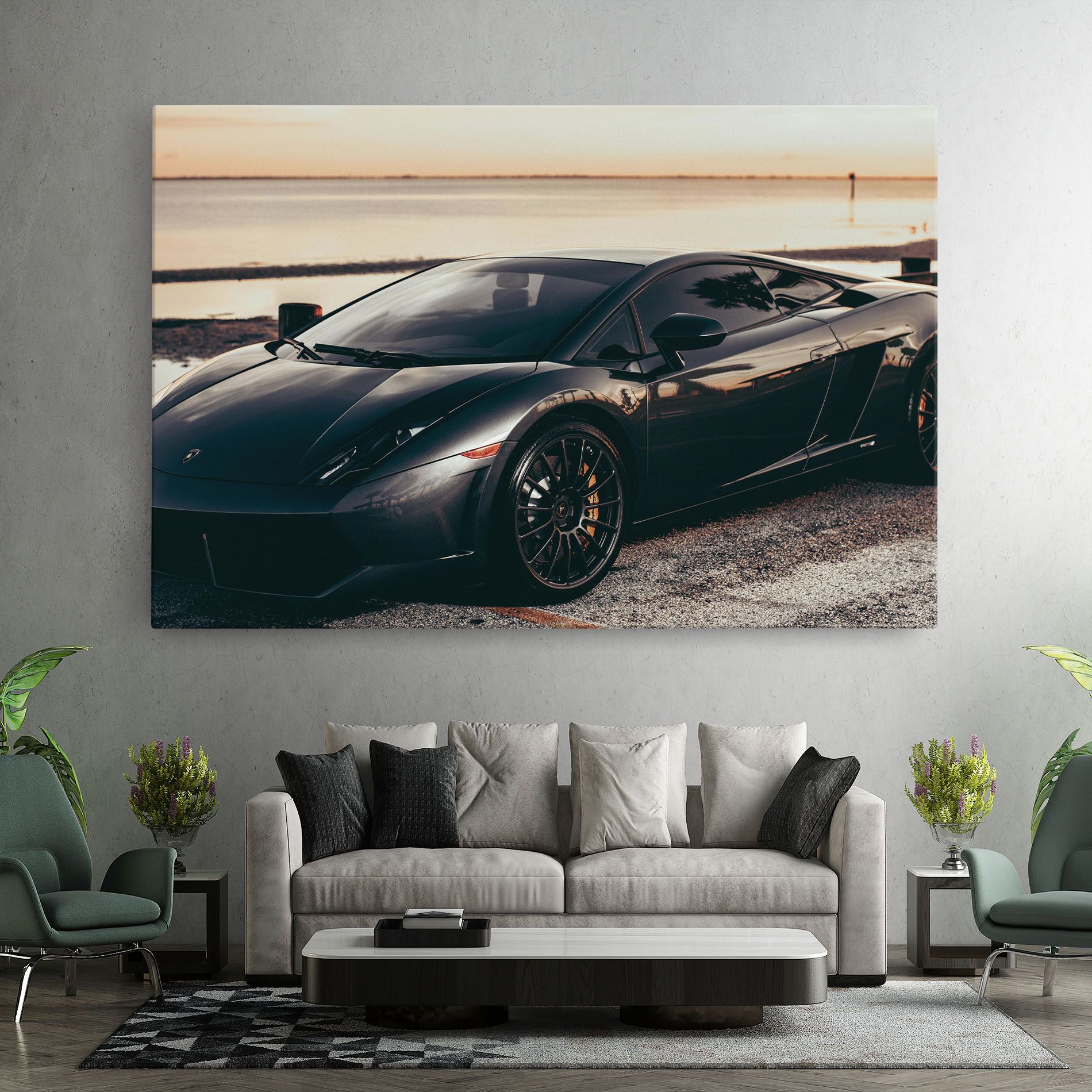 Black Lambo Sea mockup 7