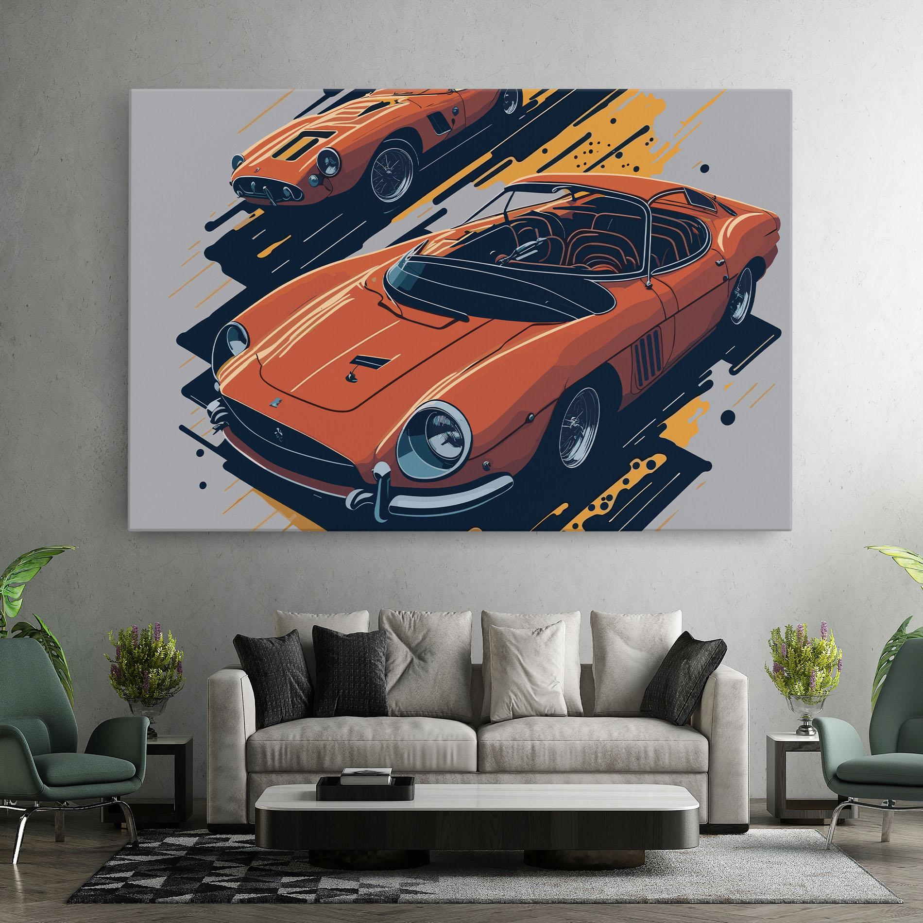 Leinwandbild Ferrari 250 Gto mockup 7