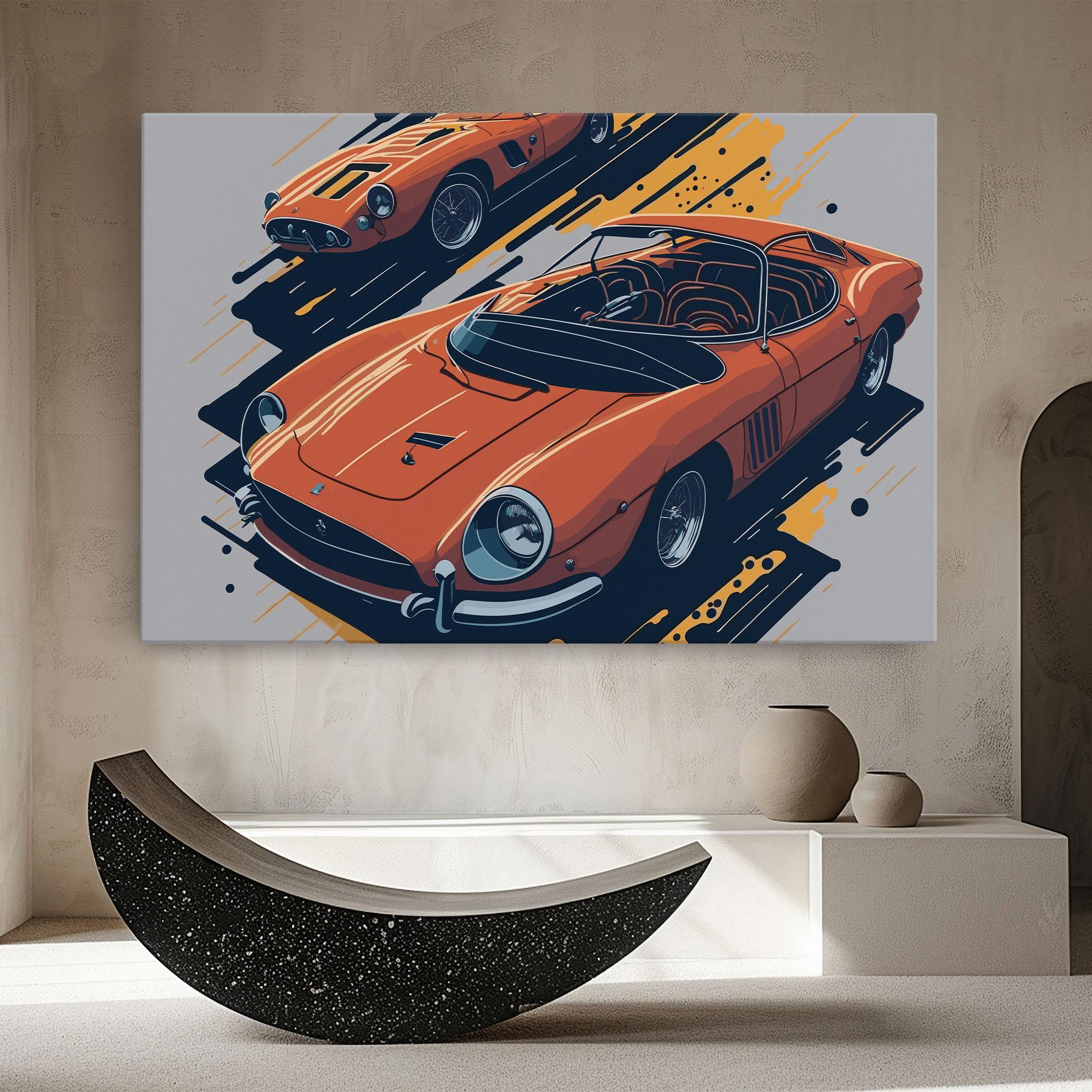 Leinwandbild Ferrari 250 Gto mockup 8